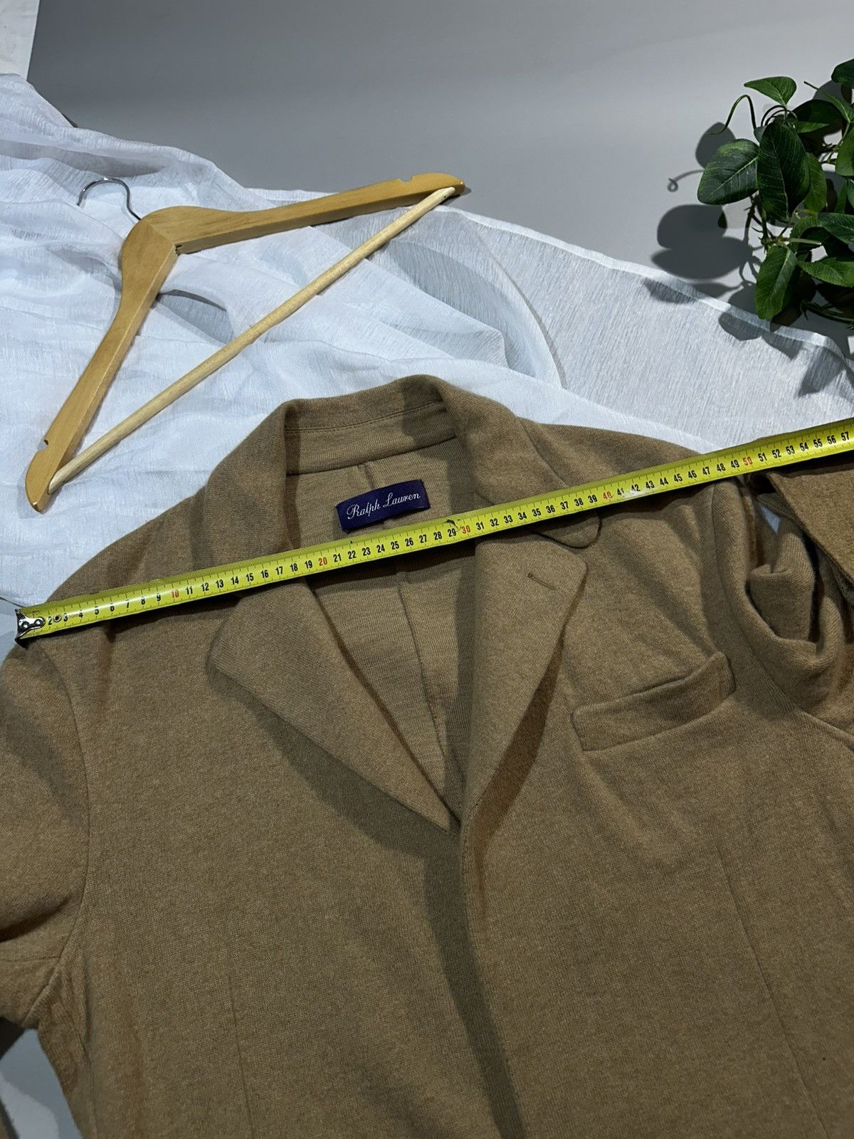 Ralph Lauren Purple Label RLPL 60% Cashmere Wool Suede Elbow Patch Hand-Tailored Size 42R - 15 Thumbnail
