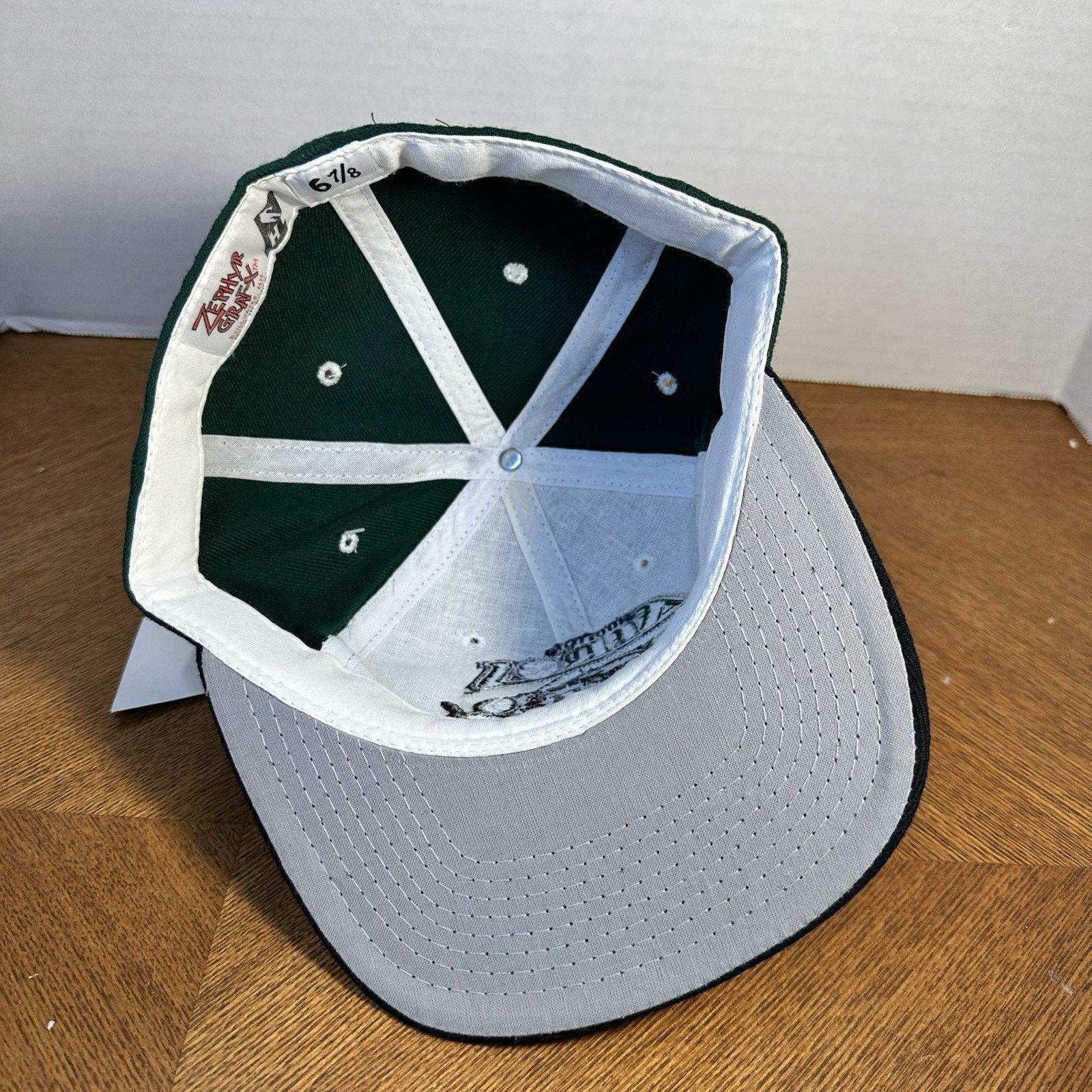 Zephyr Rare Vintage 90s Houston Aeros IHL Fitted Hat Size 6 7/8 New Size ONE SIZE - 5 Thumbnail
