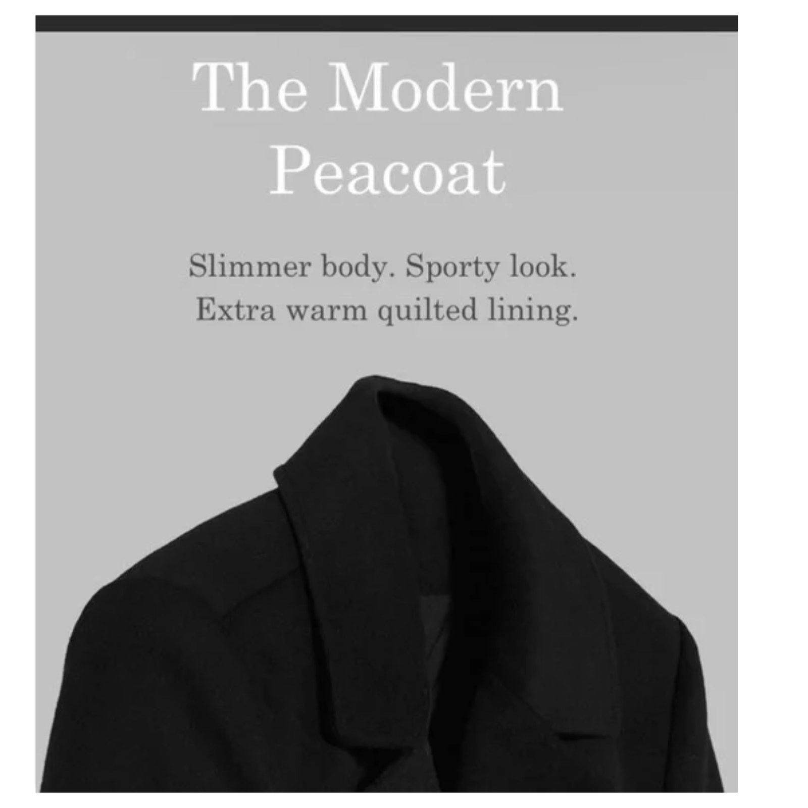 Everlane Everlane Modern Wool/Cashmere Men's Peacoat Size XS Size US XS / EU 42 / 0 - 5 Thumbnail