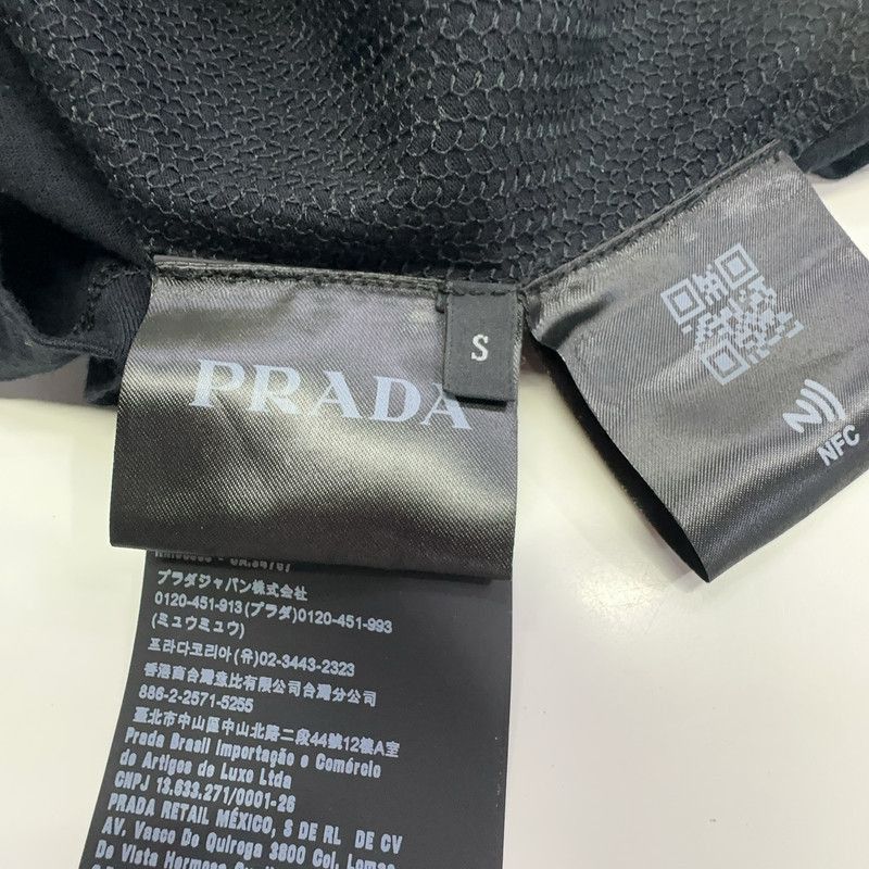 Prada Prada SS22 Black Sequin Short Sleeve Tshirt-2506 Size US S / EU 44-46 / 1 - 4 Thumbnail