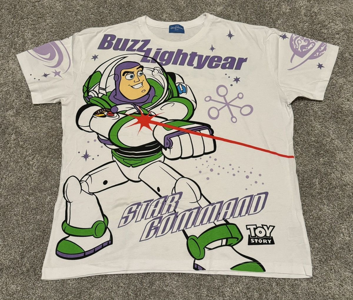 Disney Tokyo Disney MEGA print Buzz Lightyear Shirt Size US XL / EU 56 / 4 - 1 Thumbnail