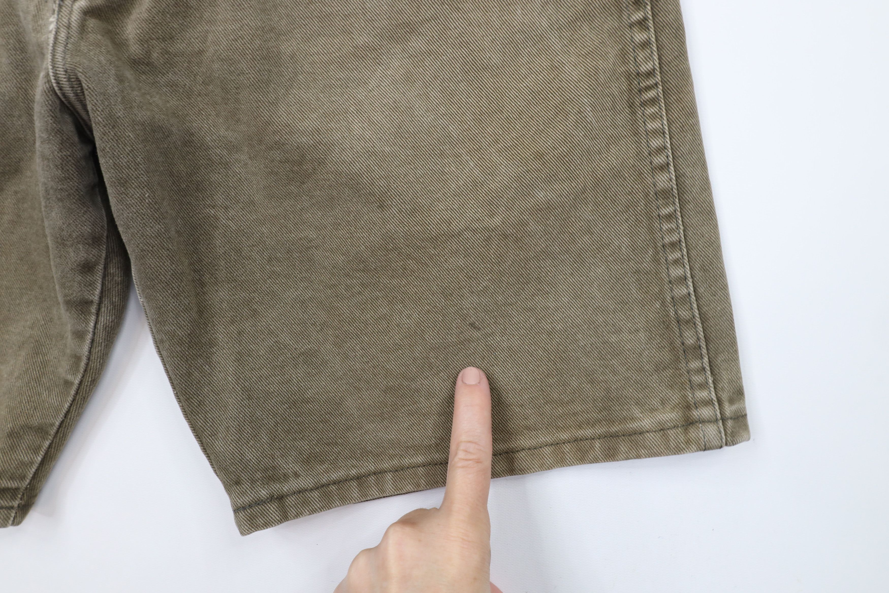 Vintage × Wrangler Vintage 90s Wrangler Jean Shorts Jorts Green Cotton USA Size US 32 / EU 48 - 5 Thumbnail