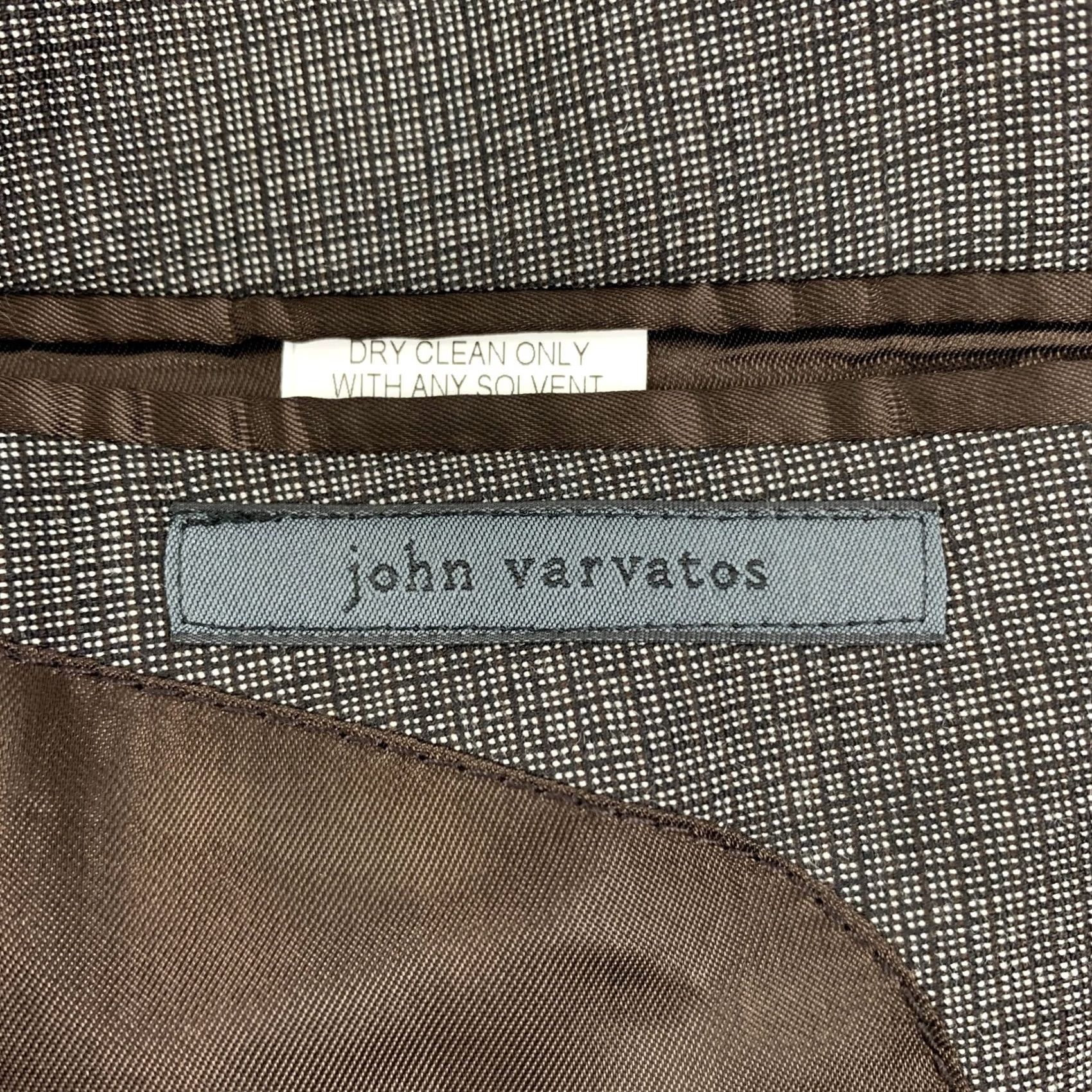 John Varvatos JOHN VARVATOS Sport Coat Grey Grid Wool Notch Lapel Size 40 Men Adult Jacket Size US XXS / EU 40 - 6 Thumbnail