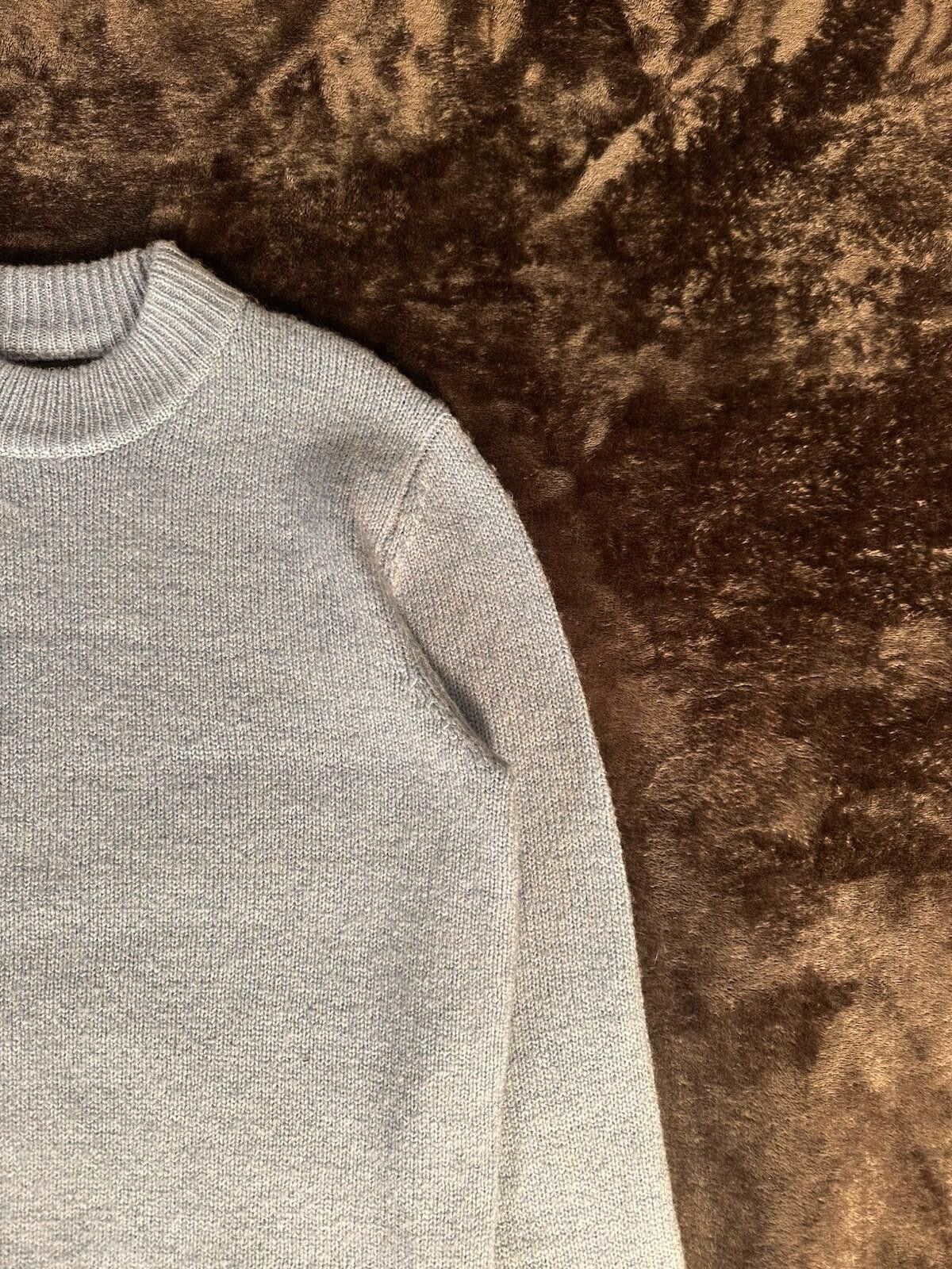 Primark Primark Men's Knit Pullover Sweater Light Blue Size M Size US M / EU 48-50 / 2 - 5 Thumbnail