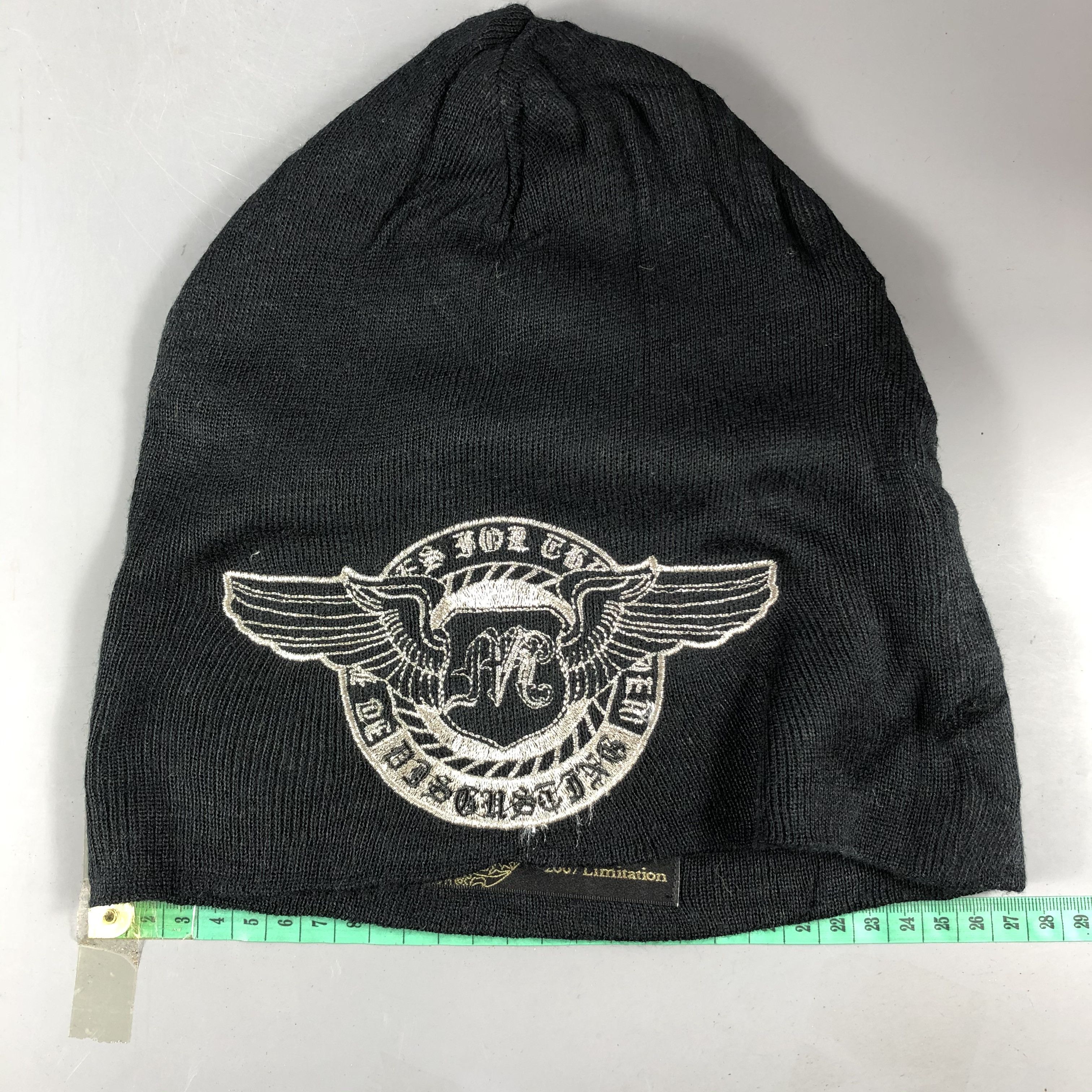 Japanese Brand Midas 2007 Limitation Black Beanie Size ONE SIZE - 3 Thumbnail