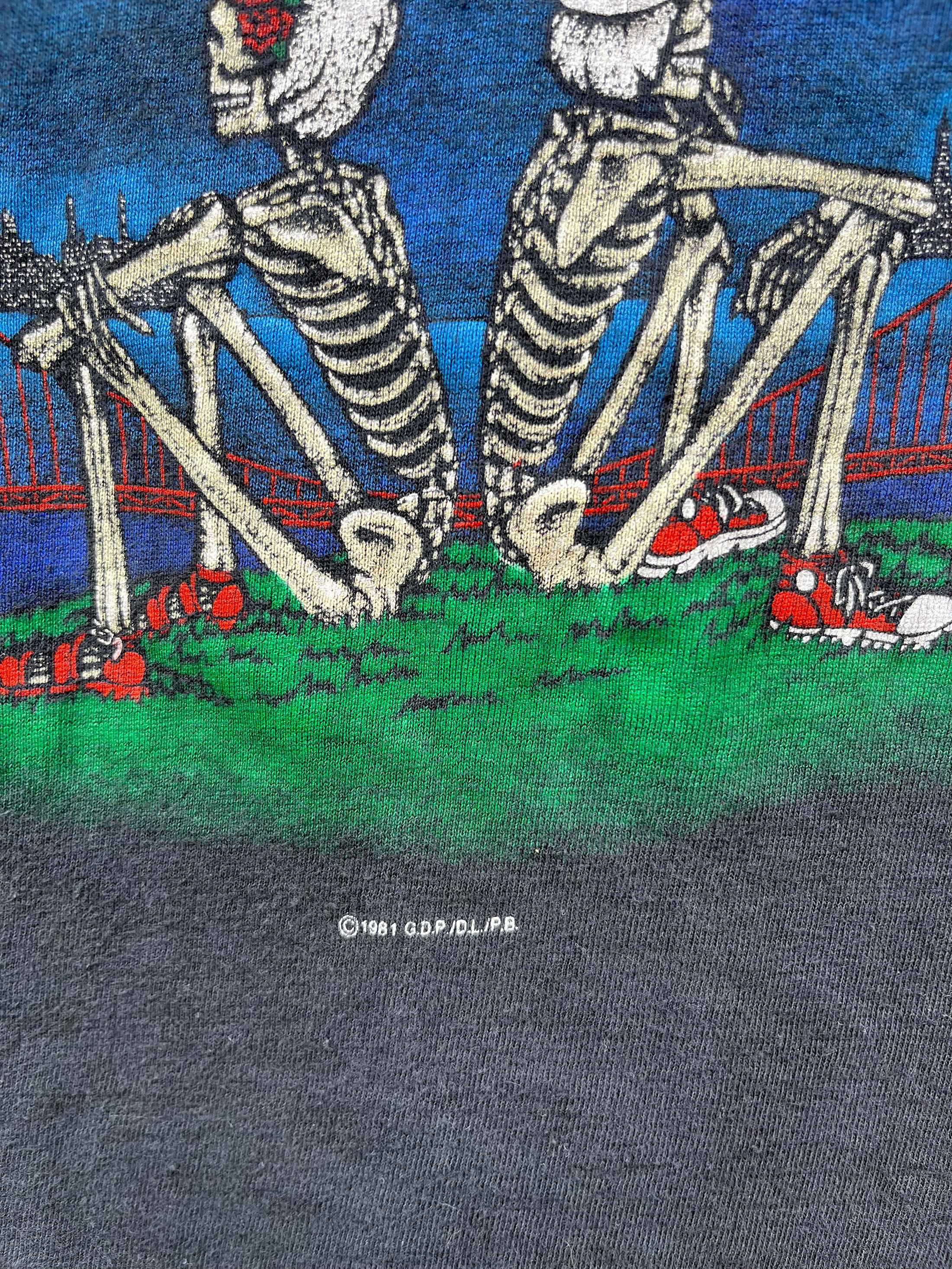 Band Tees Vintage Grateful Dead 1981 Promo Tour Album Size US S / EU 44-46 / 1 - 2 Thumbnail