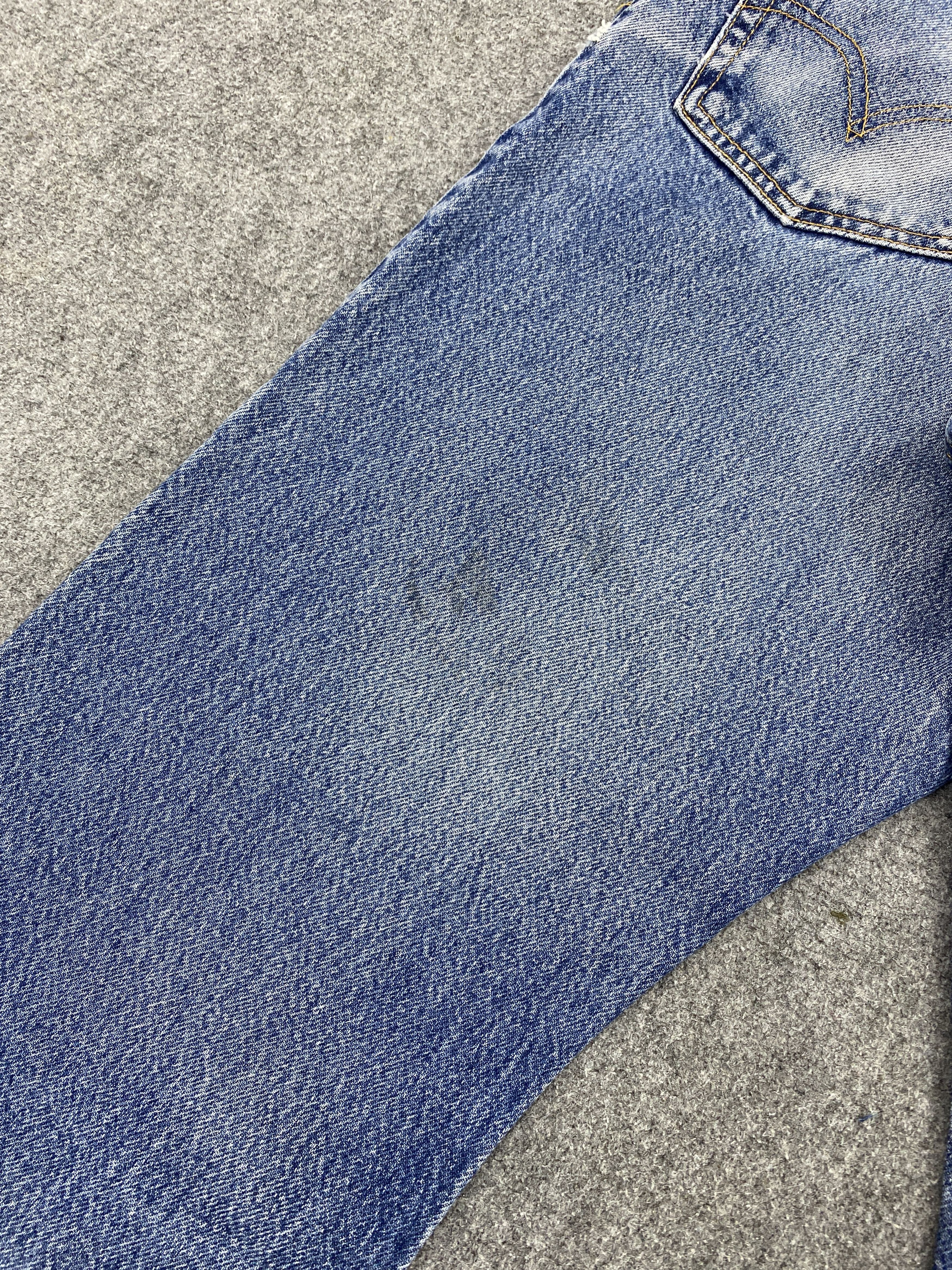 Levi's Faded Blue Vintage Levis 517 Flared Bootcut Denim DP2599 Size US 35 - 15 Thumbnail