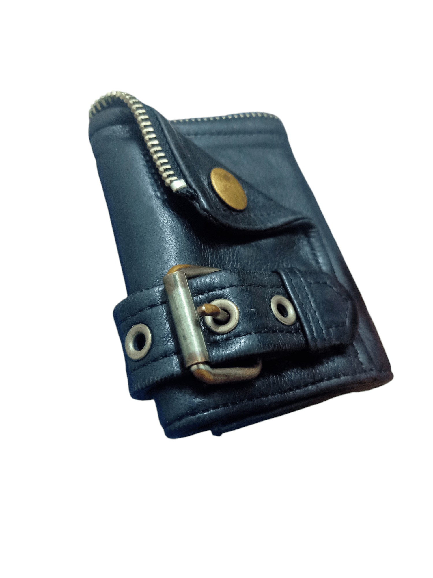 Genuine Leather Beautiful People Riders Petit Leather Wallet Size ONE SIZE - 4 Thumbnail