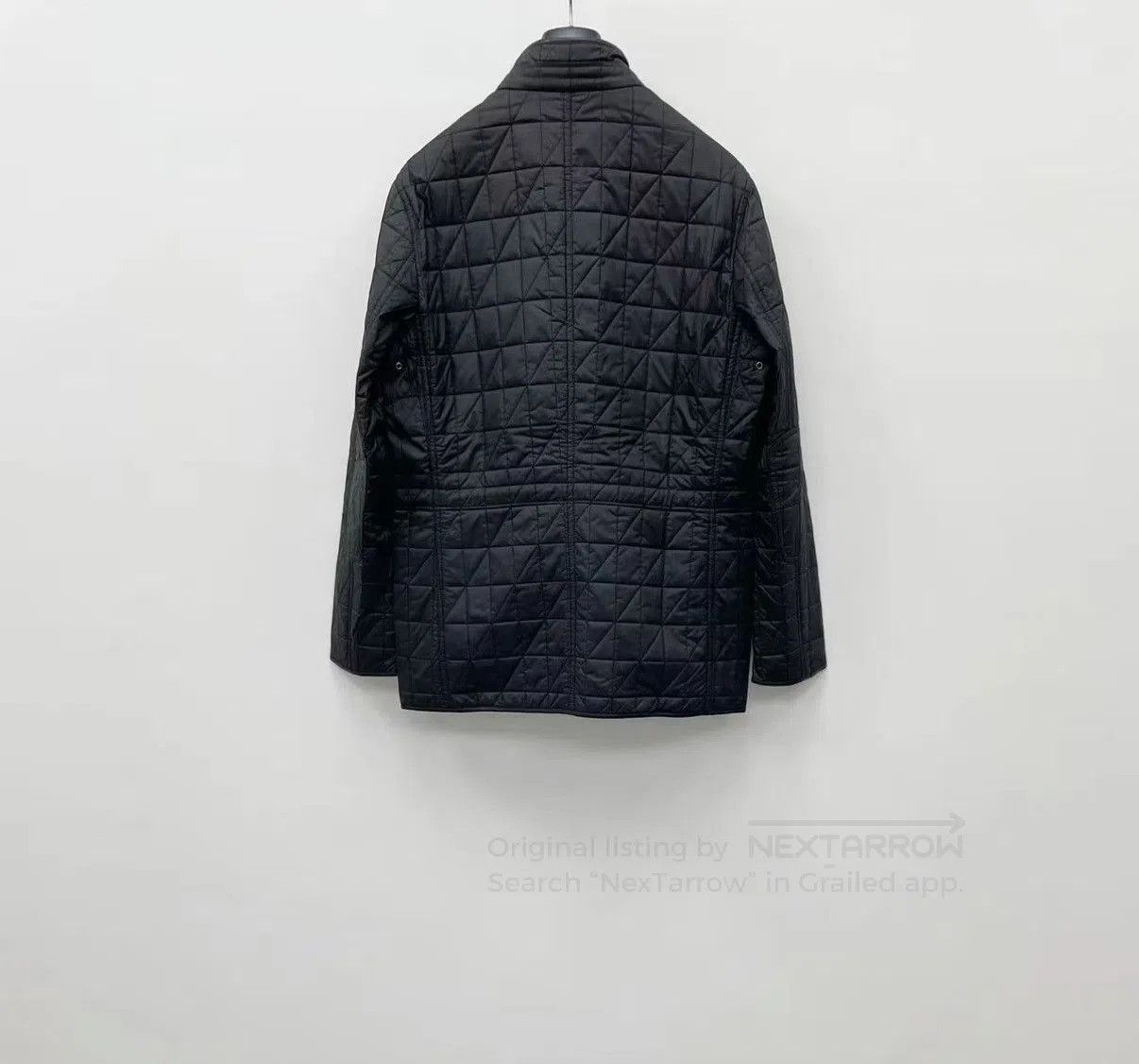 Ermenegildo Zegna Black Quilted Light Jacket Size L. Size US L / EU 52-54 / 3 - 6 Thumbnail