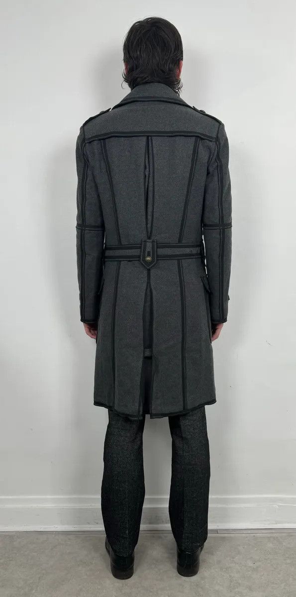 Dolce & Gabbana AW2009 Dolce & Gabbana Grey Wool Officer Trench Coat Size US M / EU 48-50 / 2 - 4 Thumbnail