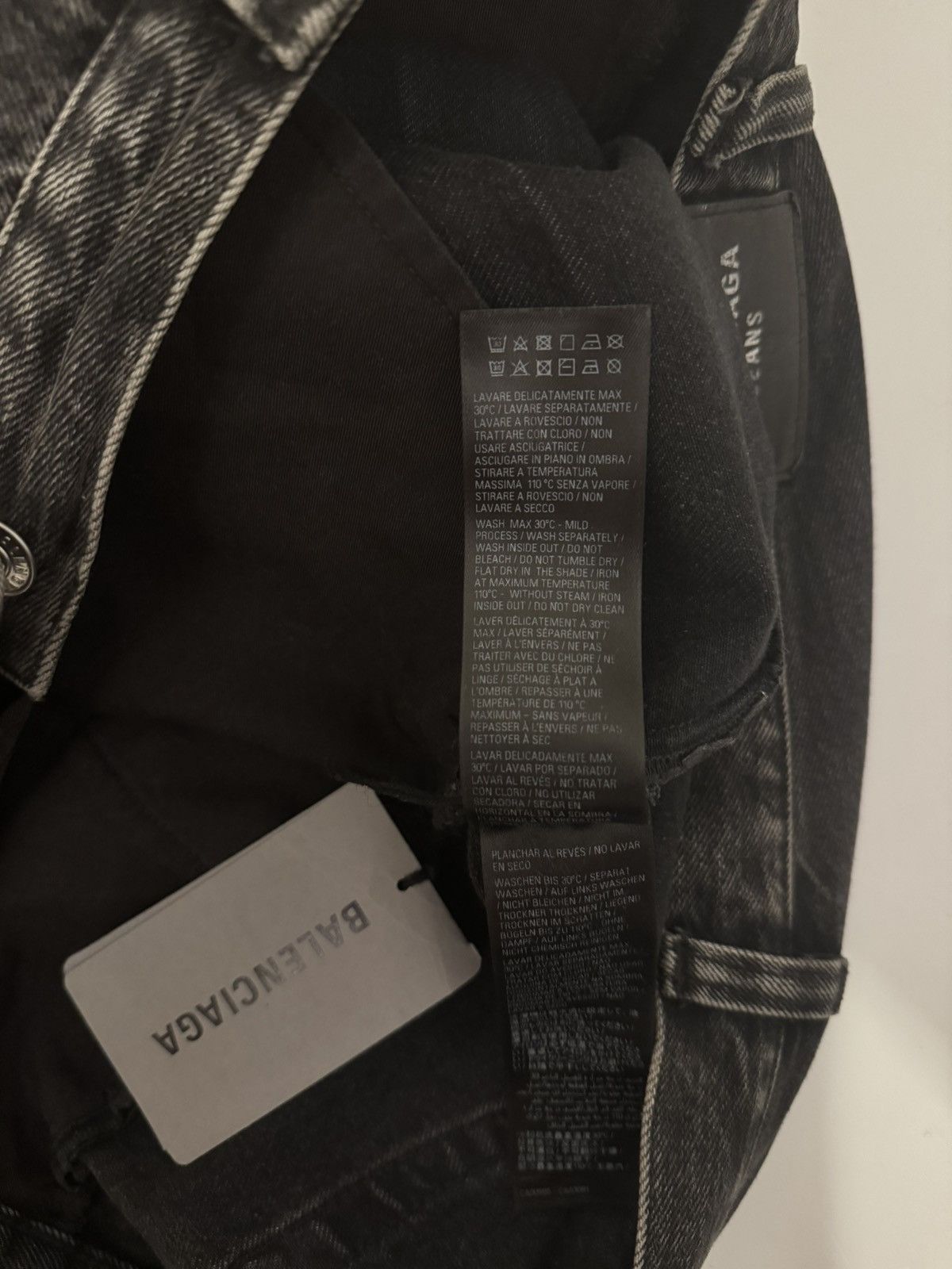 Balenciaga Balenciaga Lost Tape Flared Jeans Size US 34 / EU 50 - 6 Thumbnail
