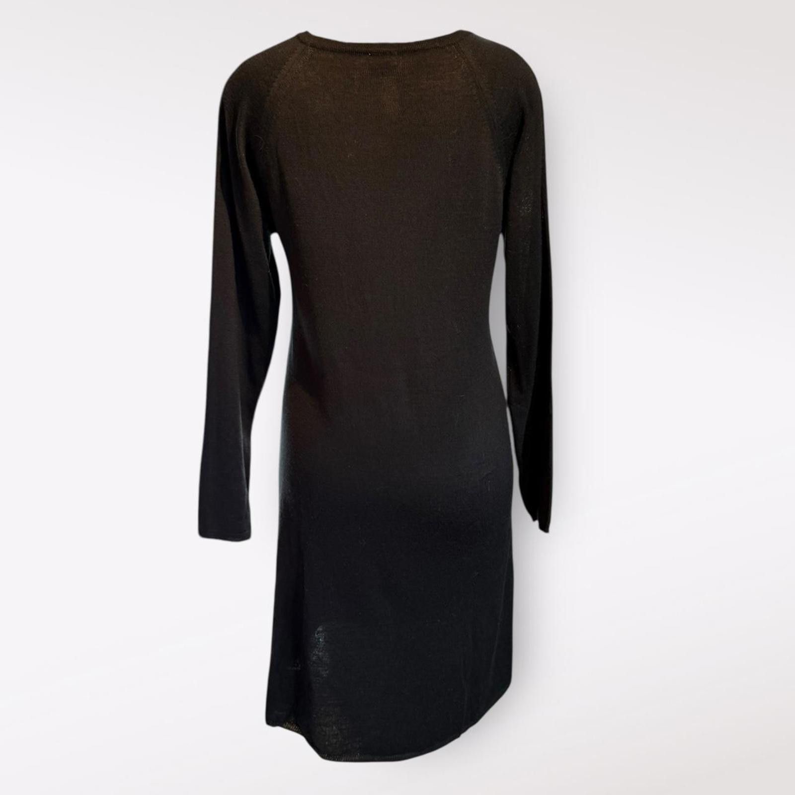 Ghost Supply Ghost Black Merino Wool Dress Size S Size S / US 4 / IT 40 - 2 Thumbnail