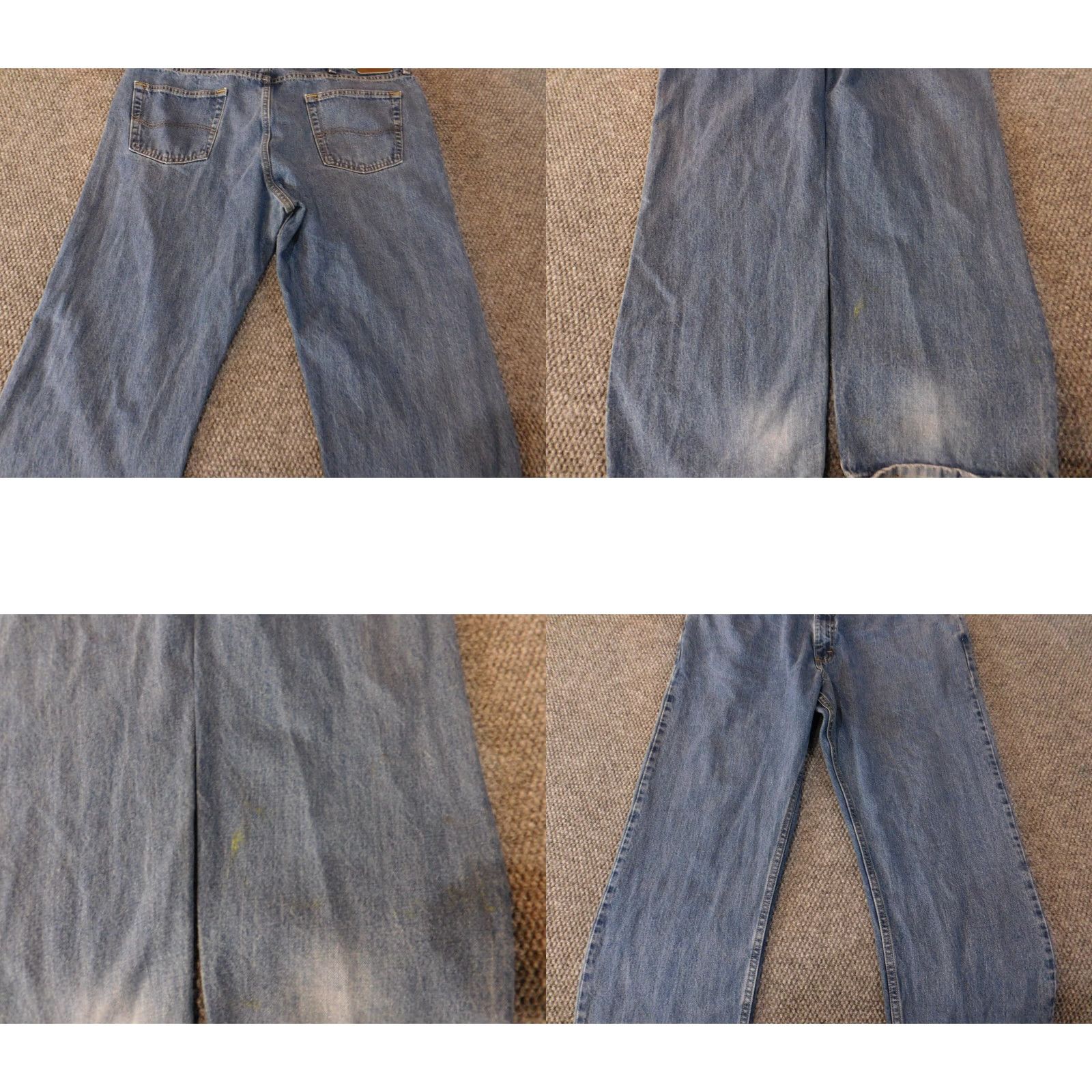 Lee VINTAGE Lee Jeans 42x30 Straight Blue Denim Classic Casual Mens Regular 42 Blue Jeans American 90s? Size US 42 / EU 58 - 8 Thumbnail