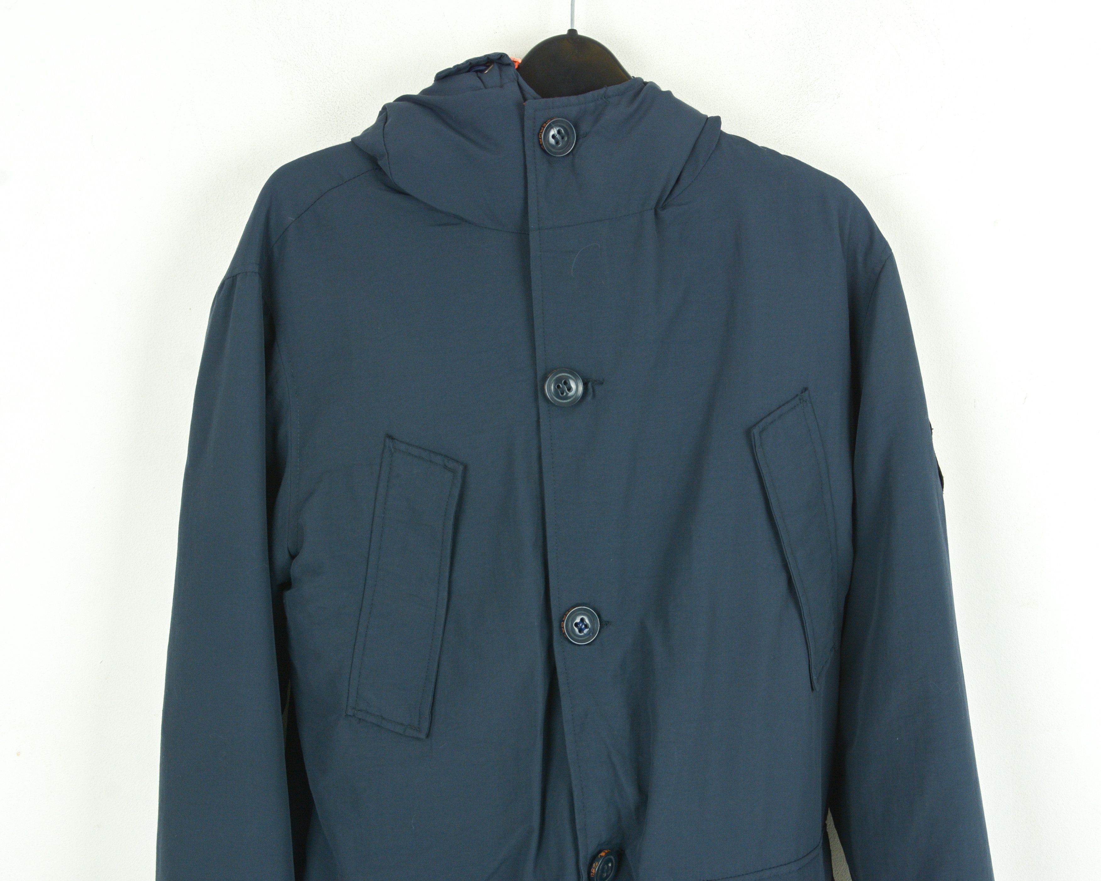 Superdry Rescue Indigo Men's S Jacket Coat Windbreaker Hooded Size US S / EU 44-46 / 1 - 2 Thumbnail