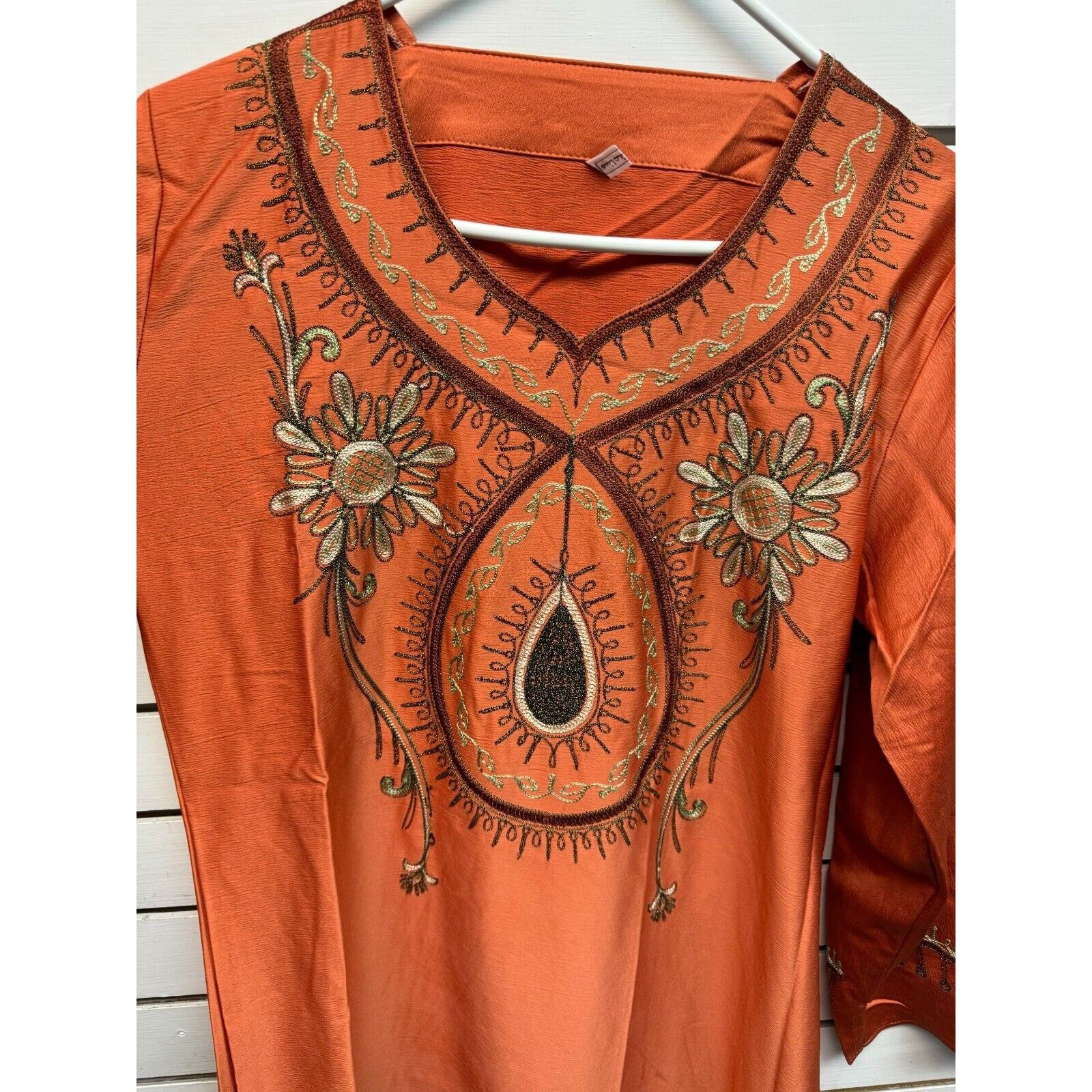 Other Kaftan Ethnic Inspired Abaya Embroidered 1X Dress Size 1 Size XL / US 12-14 / IT 48-50 - 3 Thumbnail