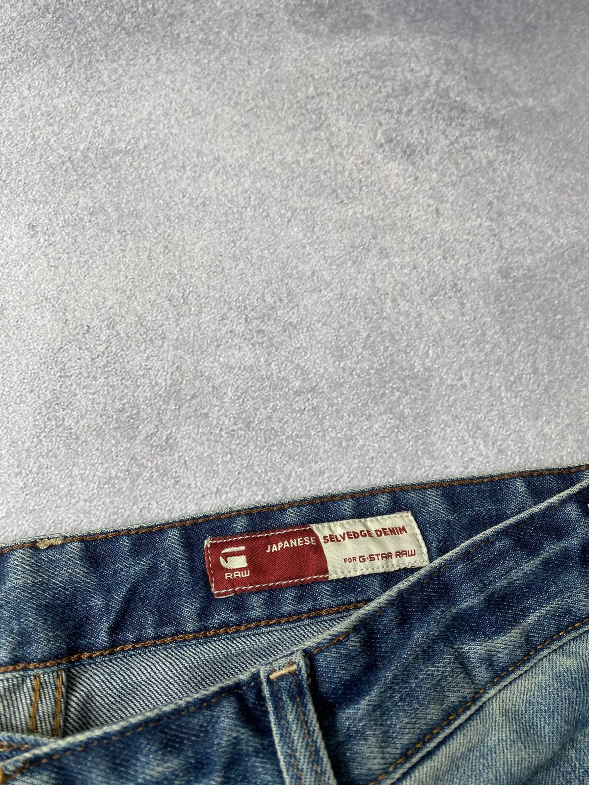 G-Star × Vintage Vintage G Star Raw PatchWork denim blue jeans Size US 33 - 10 Thumbnail