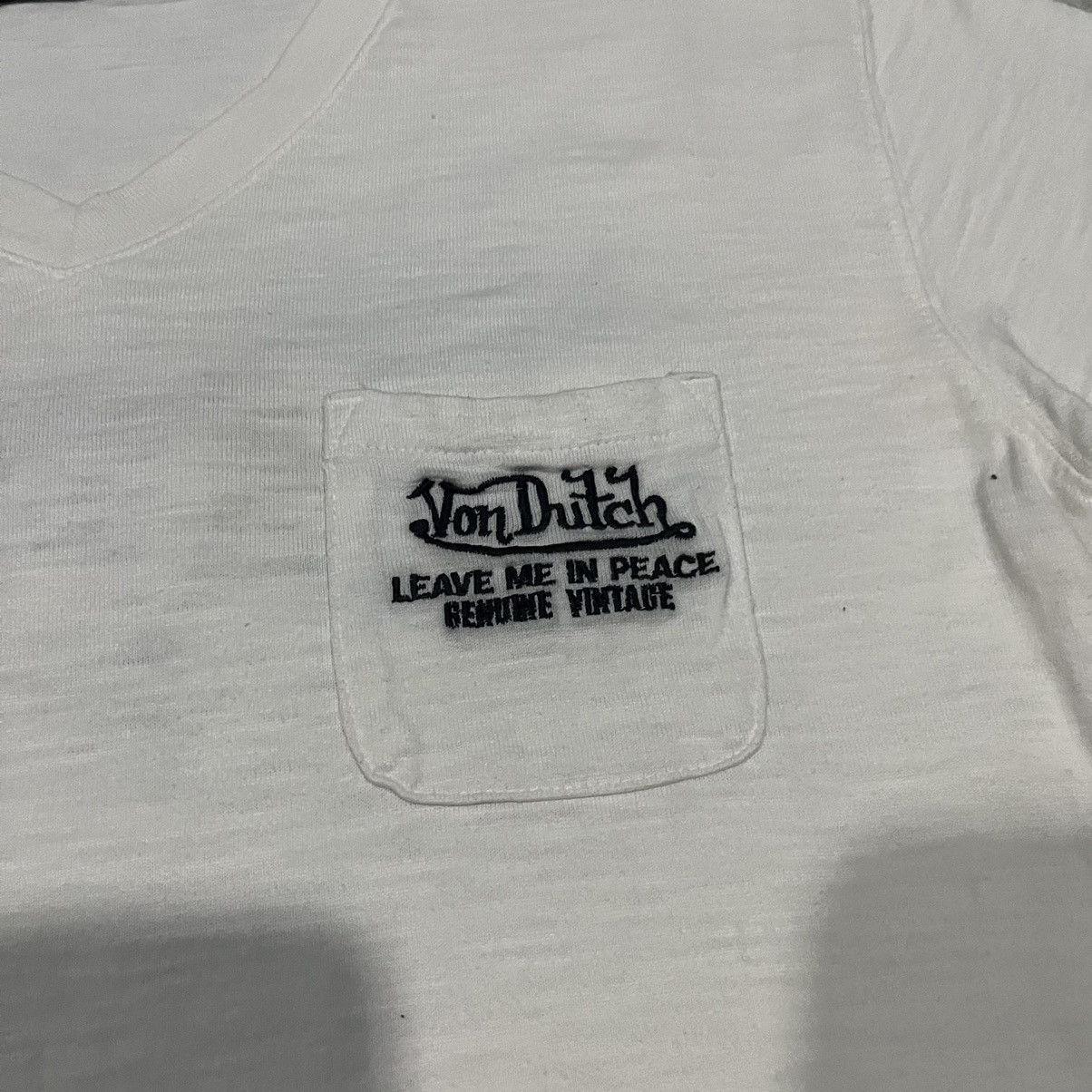 Vintage × Von Dutch Vintage Von Dutch Flying Eye White Embroidery Tee Size US M / EU 48-50 / 2 - 4 Thumbnail