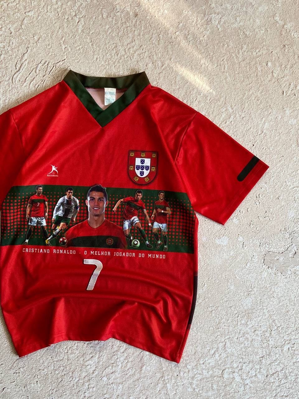 Japanese Brand × Vintage Ronaldo Portugal distressed jersey soccer Size US S / EU 44-46 / 1 - 4 Thumbnail