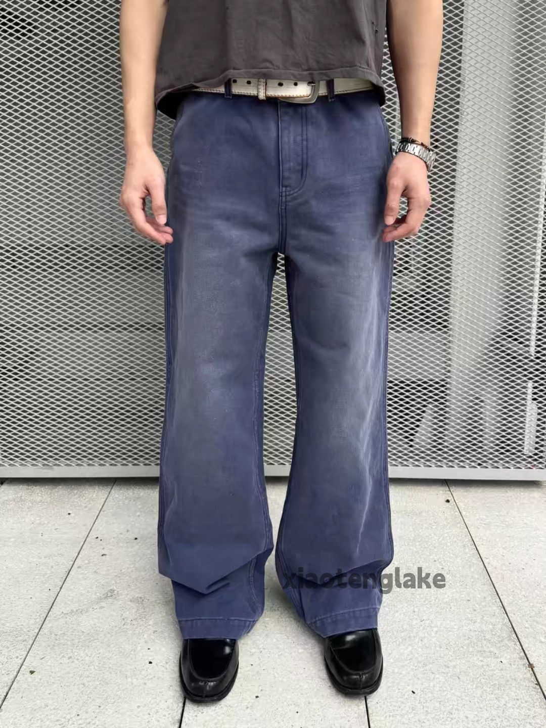 Designer × Japanese Brand × Vintage Washed faded cleanfit work carpenter yuppie cargo pants Size US 32 / EU 48 - 2 Thumbnail