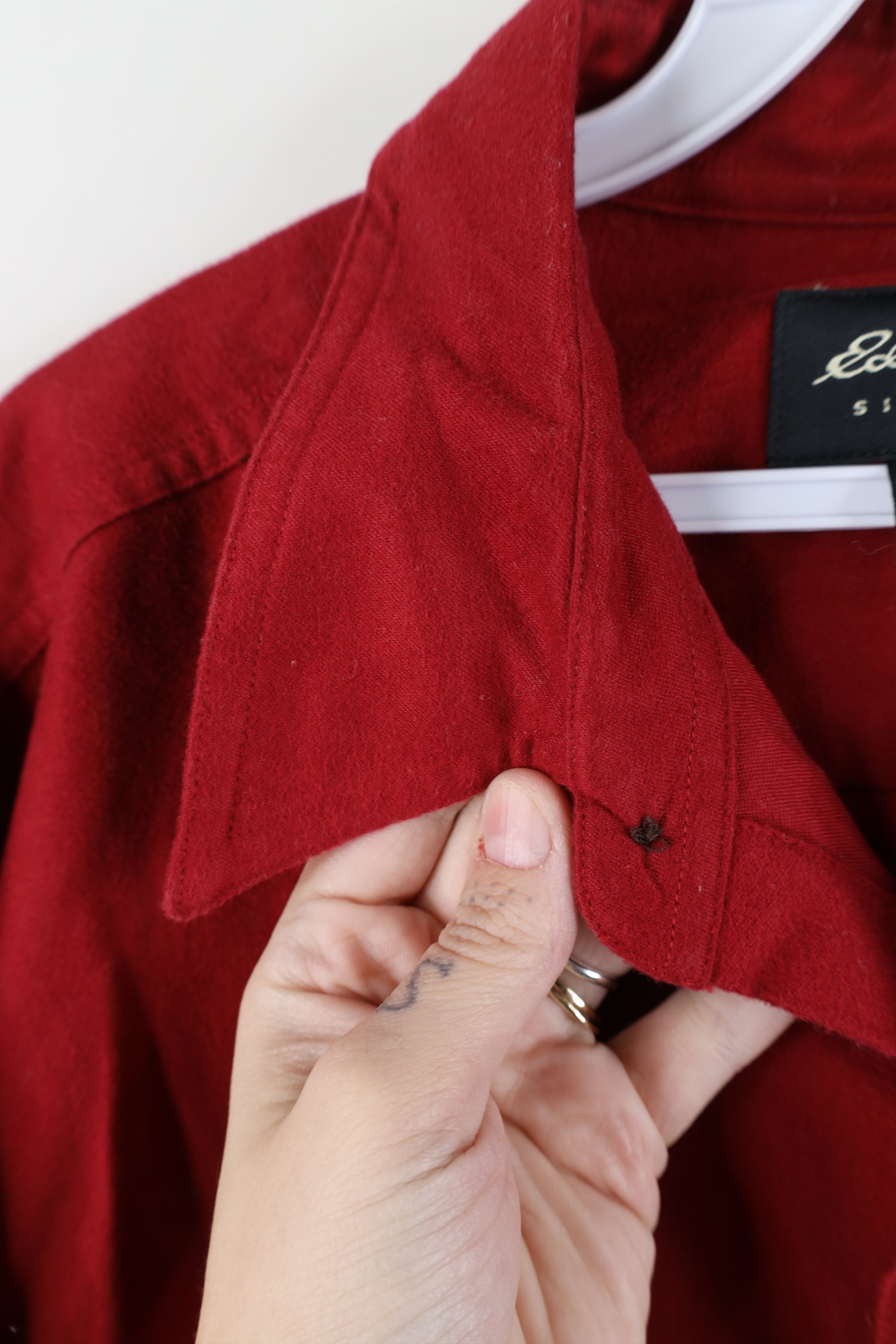 Eddie Bauer Vintage 90s Eddie Bauer Heavy Chamois Cloth Button Shirt Size US M / EU 48-50 / 2 - 5 Thumbnail