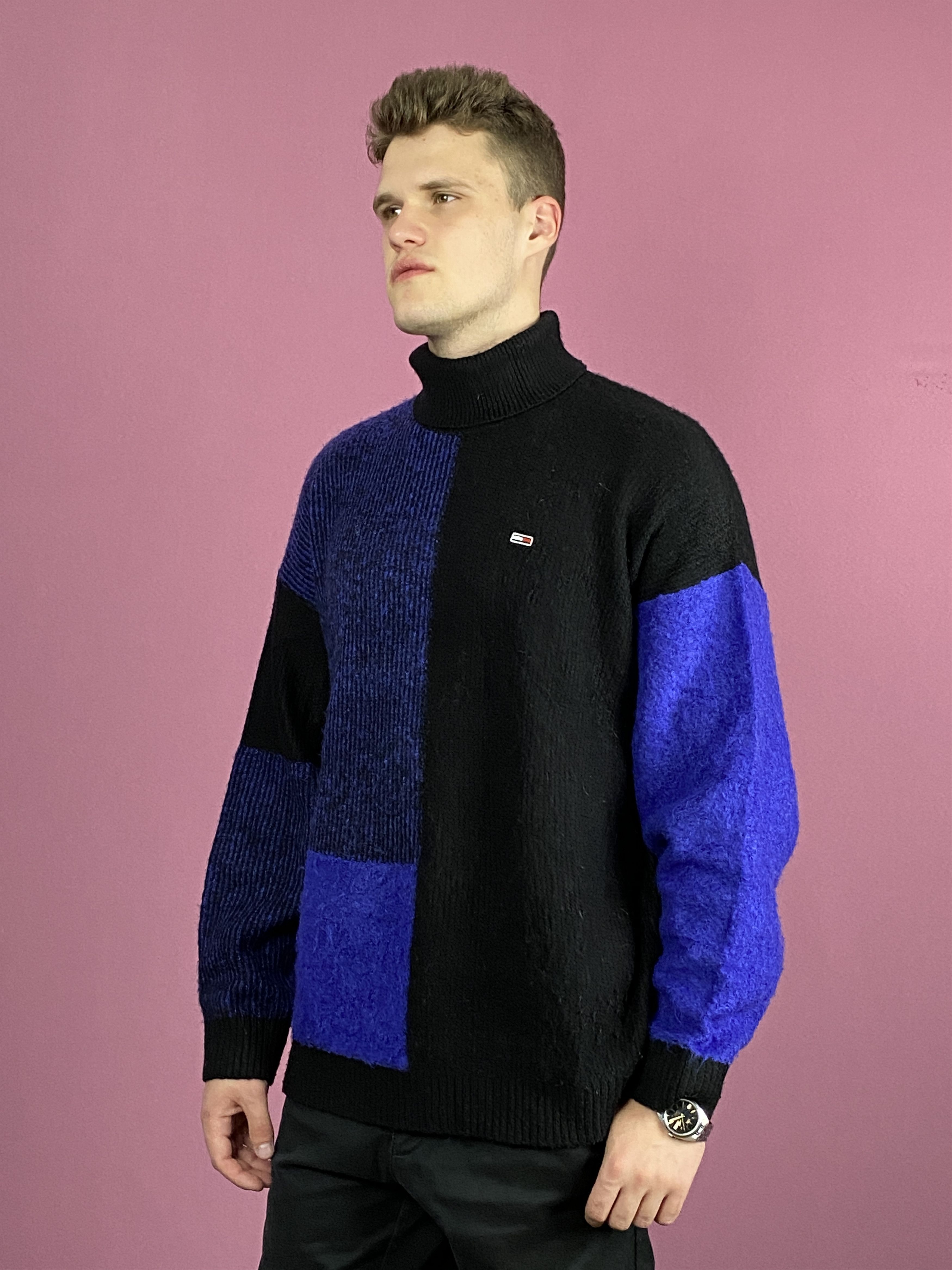 Tommy Hilfiger × Tommy Jeans Tommy Hilfiger Vintage Men's Turtleneck Sweater - M Size US M / EU 48-50 / 2 - 2 Thumbnail