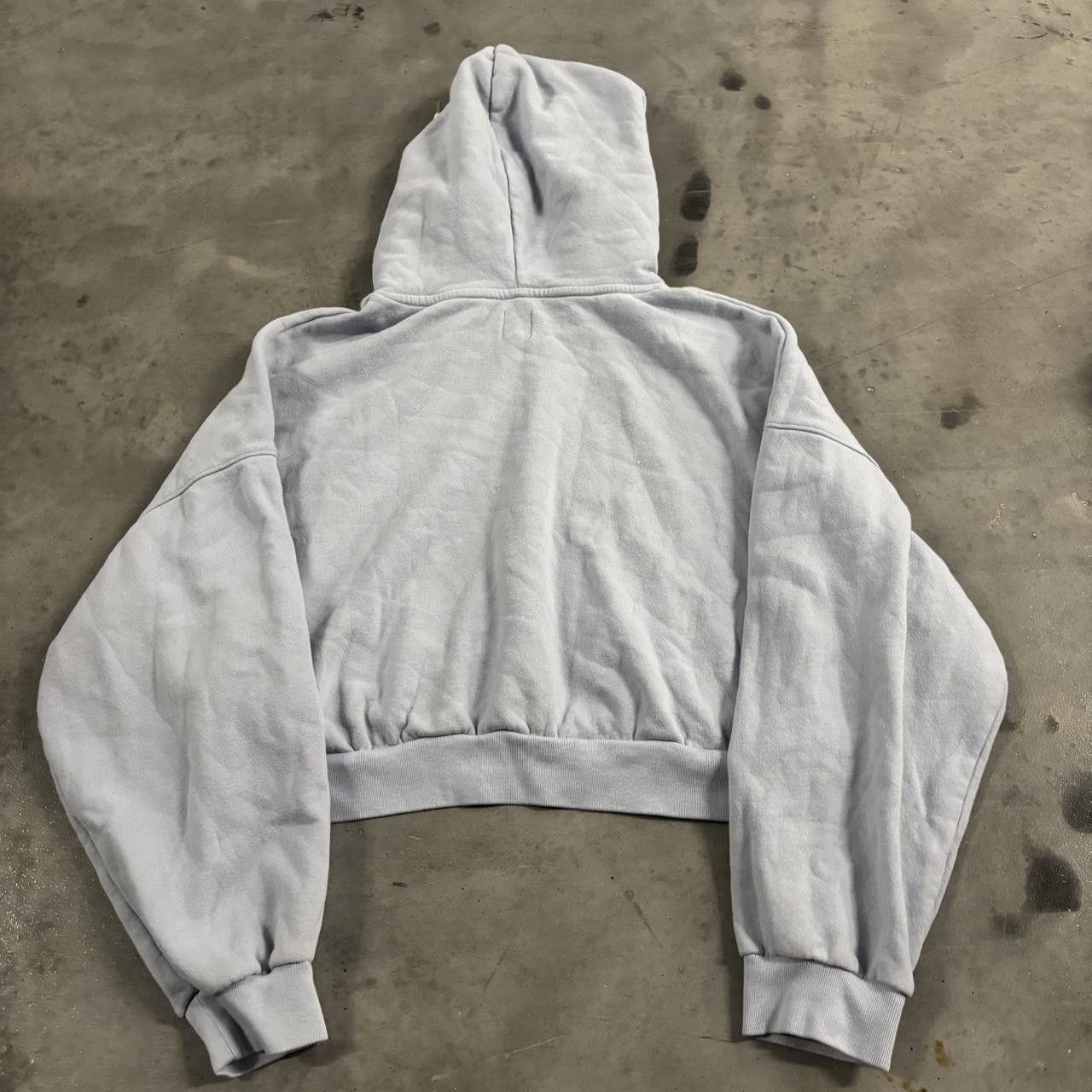Gap Crazy Vintage Y2K/2000s Cute Light Blue Gap Cropped Comfy Hoodie! Size L Size L / US 10 / IT 46 - 7 Thumbnail