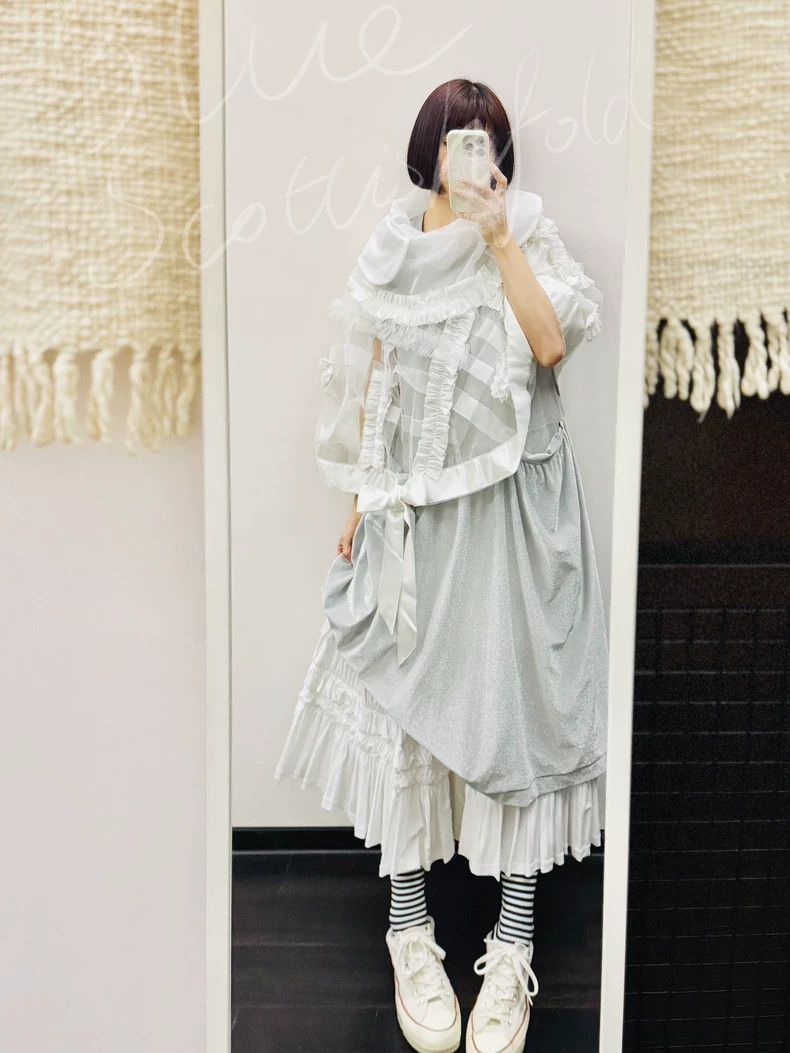 Comme des Garcons Comme Des Garcons Lace cape top 2503-Nextarrow Size S / US 4 / IT 40 - 4 Thumbnail