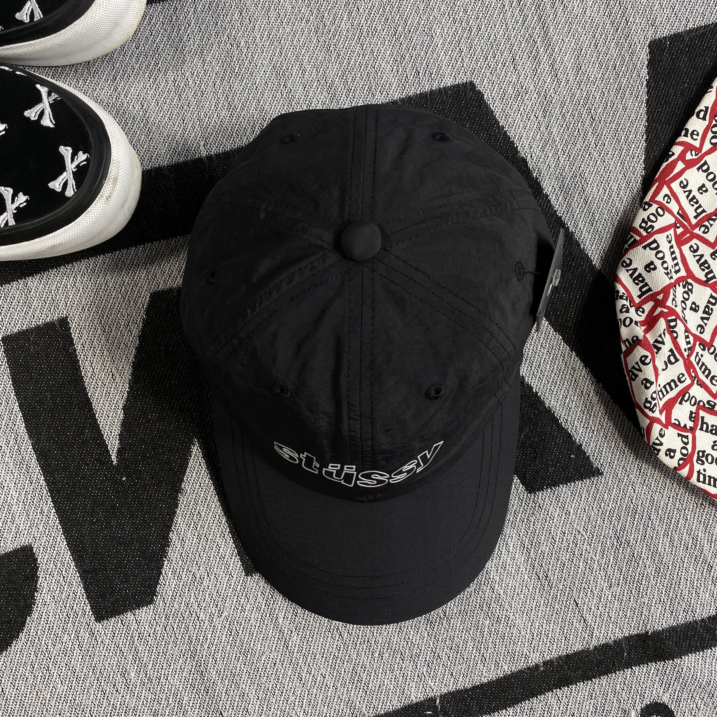 Stussy STUSSY NYLON REFLECTIVE CAP HAT • BLACK Size ONE SIZE - 2 Thumbnail