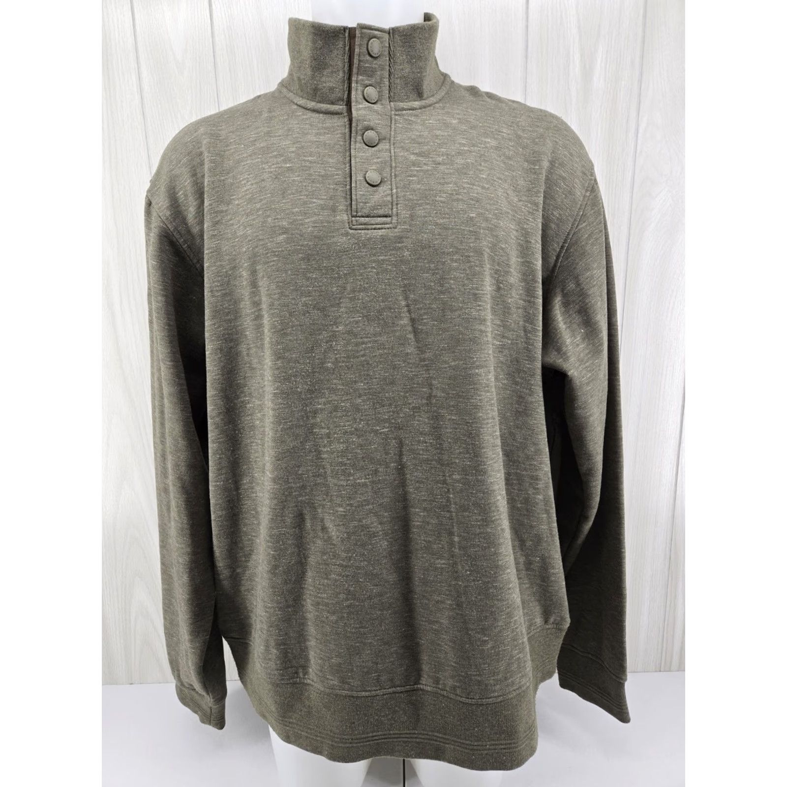 Orvis Orvis Men 2XL Fleece Sweater 1/4 Zip Pullover Green Casual Outdoor Shirt Size US XXL / EU 58 / 5 - 2 Thumbnail