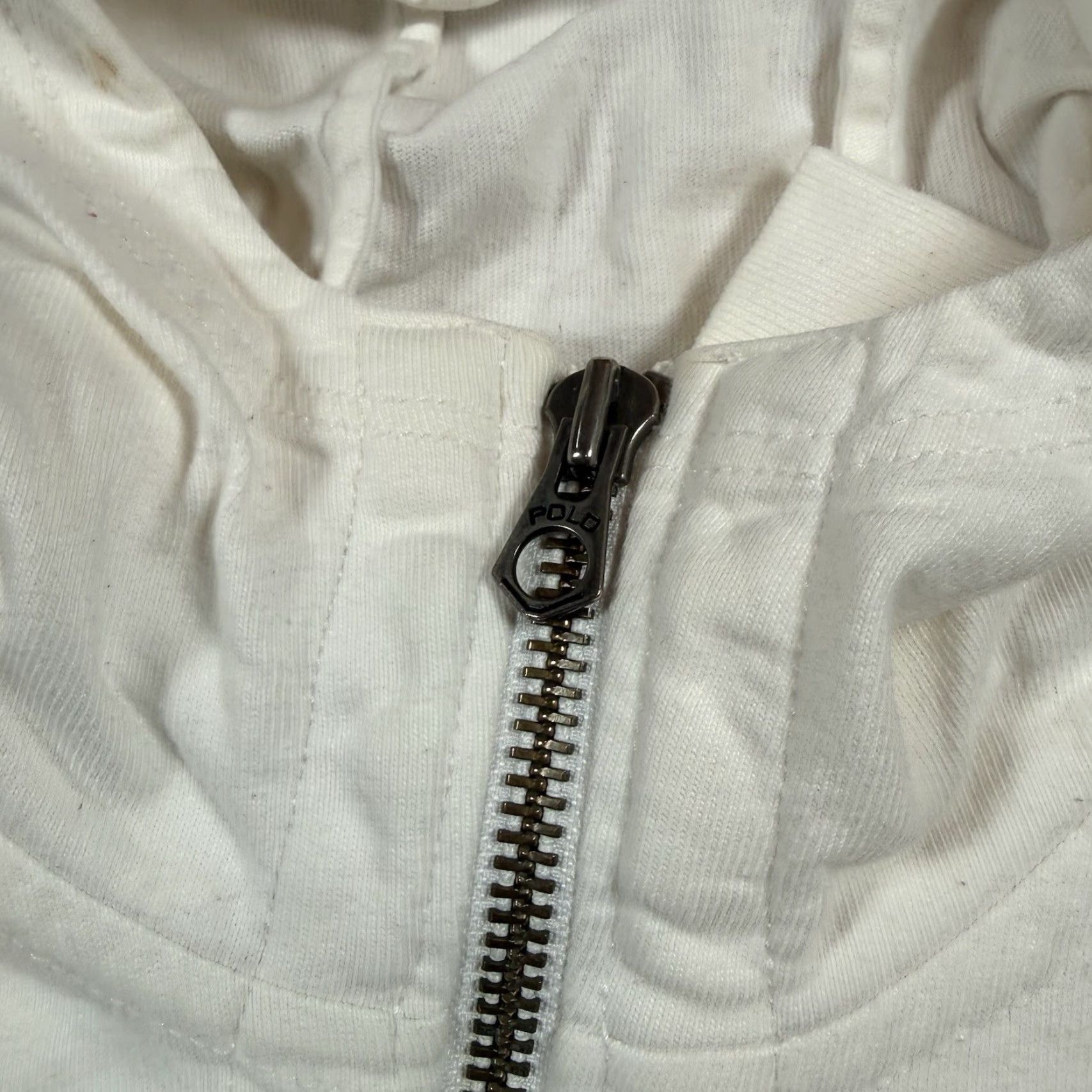 Polo Ralph Lauren VINTAGE Polo Ralph Lauren Hoodie Full Zip Anchor Crown Crest Mens XL White Size XL Size US XL / EU 56 / 4 - 4 Thumbnail