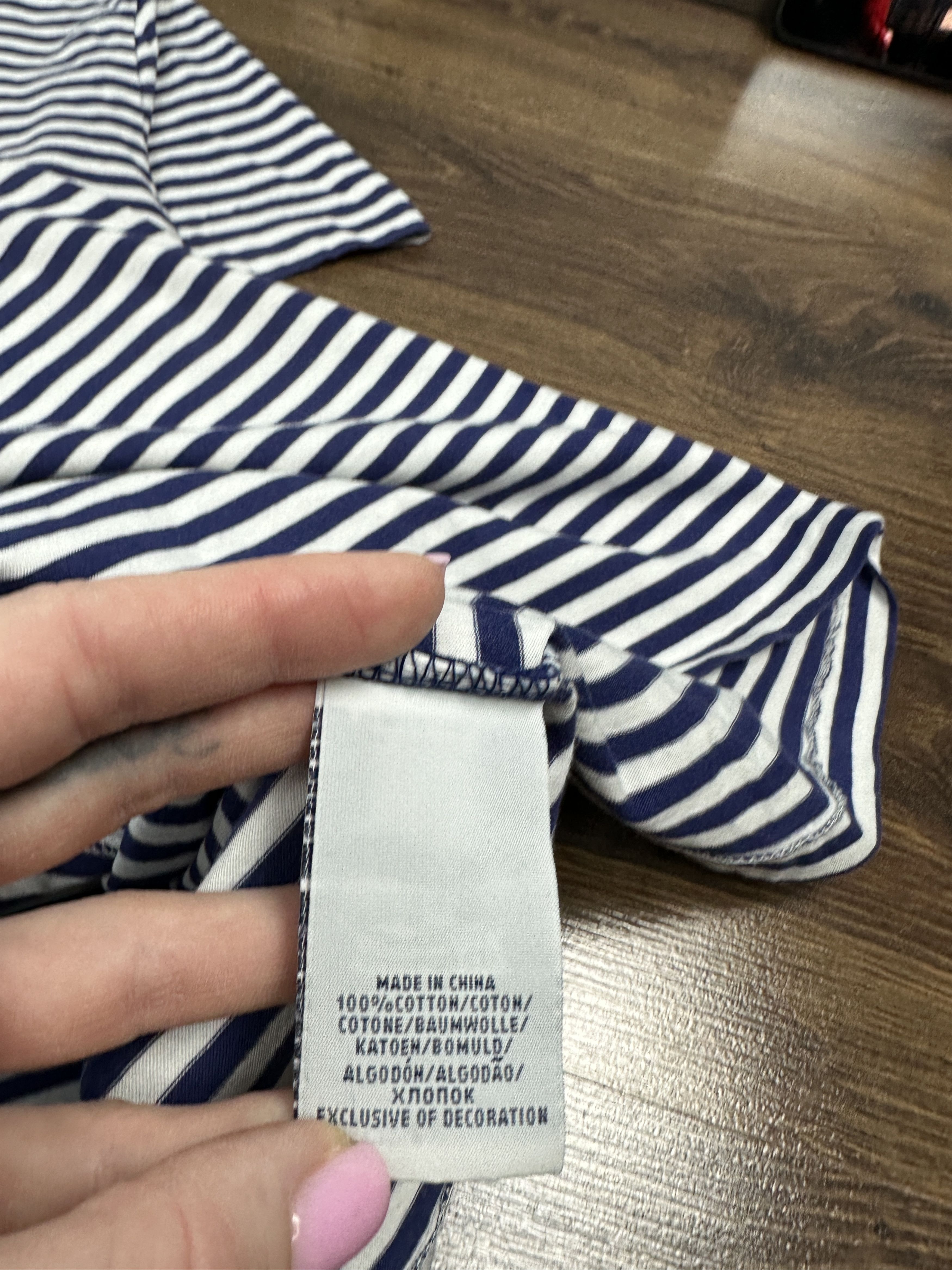 Polo Ralph Lauren × Ralph Lauren Polo Ralph Lauren Short Sleeve Striped T-Shirt y2k Size US L / EU 52-54 / 3 - 7 Thumbnail