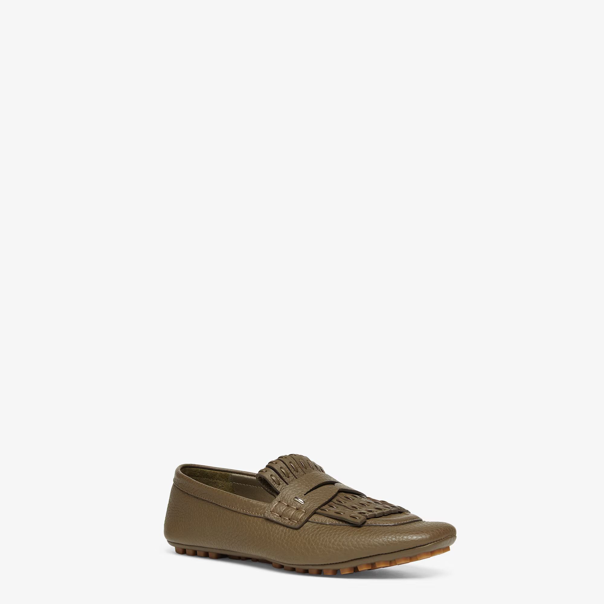 Fendi o1B3y1r0426 Selleria Driving Loafers in Brown Size US 8 / IT 38 - 3 Thumbnail