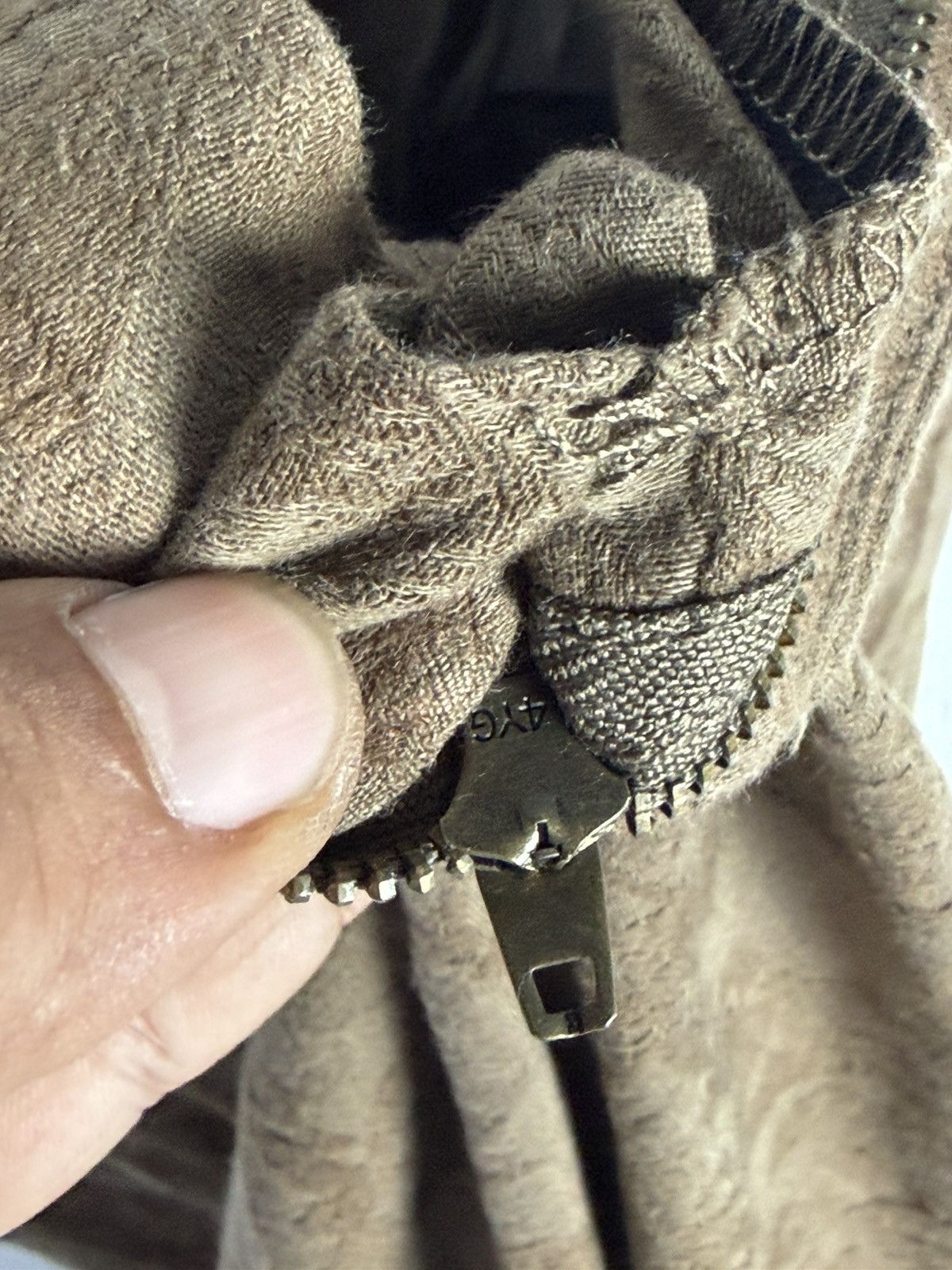 GOA Natural Vintage Goa Velvet Flower Flare Size 28" / US 6 / IT 42 - 8 Thumbnail