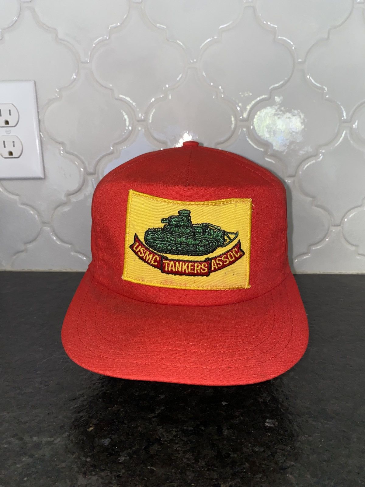 Other Vintage 80s USMC Tankers association snapback Size ONE SIZE - 1 Thumbnail