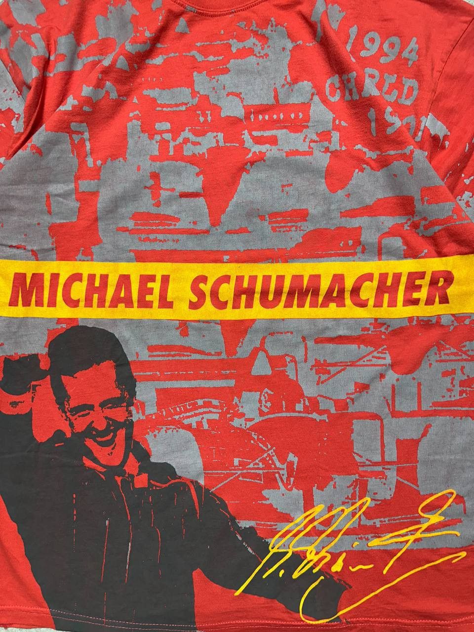 Formula 1 Vintage 94 - 95 Michael Schumacher T-shirt AOP F1 Size US XL / EU 56 / 4 - 3 Thumbnail