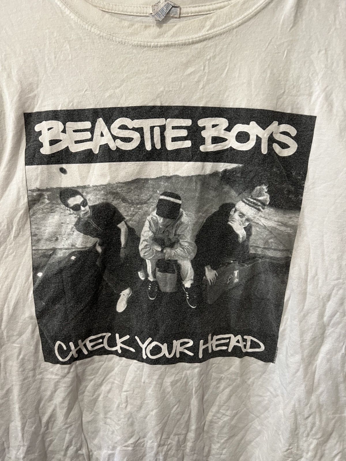 Band Tees 2010 VINTAGE BEASTIE BOYS CHECK YOUR HEAD BBAND T SHIRT AOP Size US XL / EU 56 / 4 - 2 Thumbnail