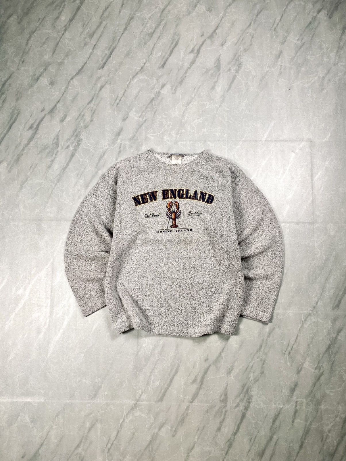 Other Vintage 90s Sansegal New England Rhode Island Fleece Boxy Size US M / EU 48-50 / 2 - 1 Thumbnail
