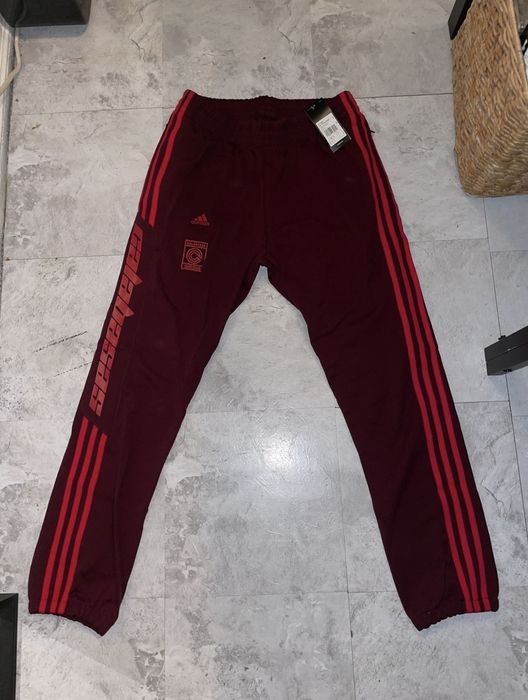 adidas Yeezy Calabasas Track Pants Maroon - FW17 - US