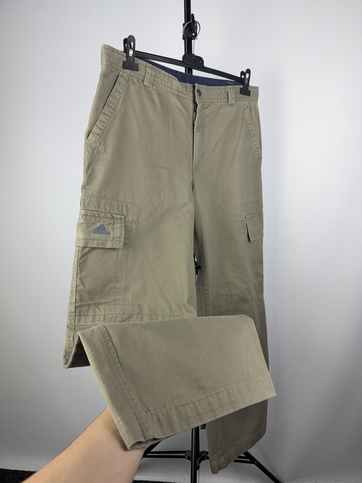 Adidas × Vintage Vintage 00s Adidas Cargo Outdoor Pants Y2K Size US 34 / EU 50 - 5 Thumbnail
