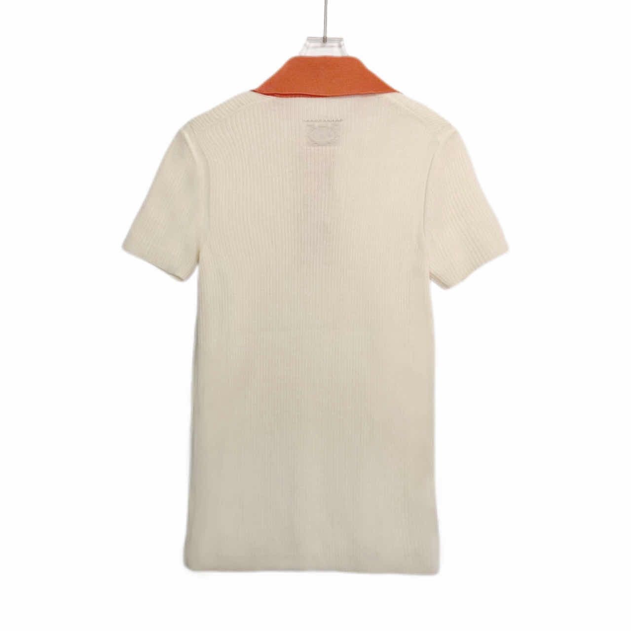 Salvatore Ferragamo Salvatore Ferragamo Knit Short Sleeve Polo Shirt K26WX Size M / US 6-8 / IT 42-44 - 2 Thumbnail