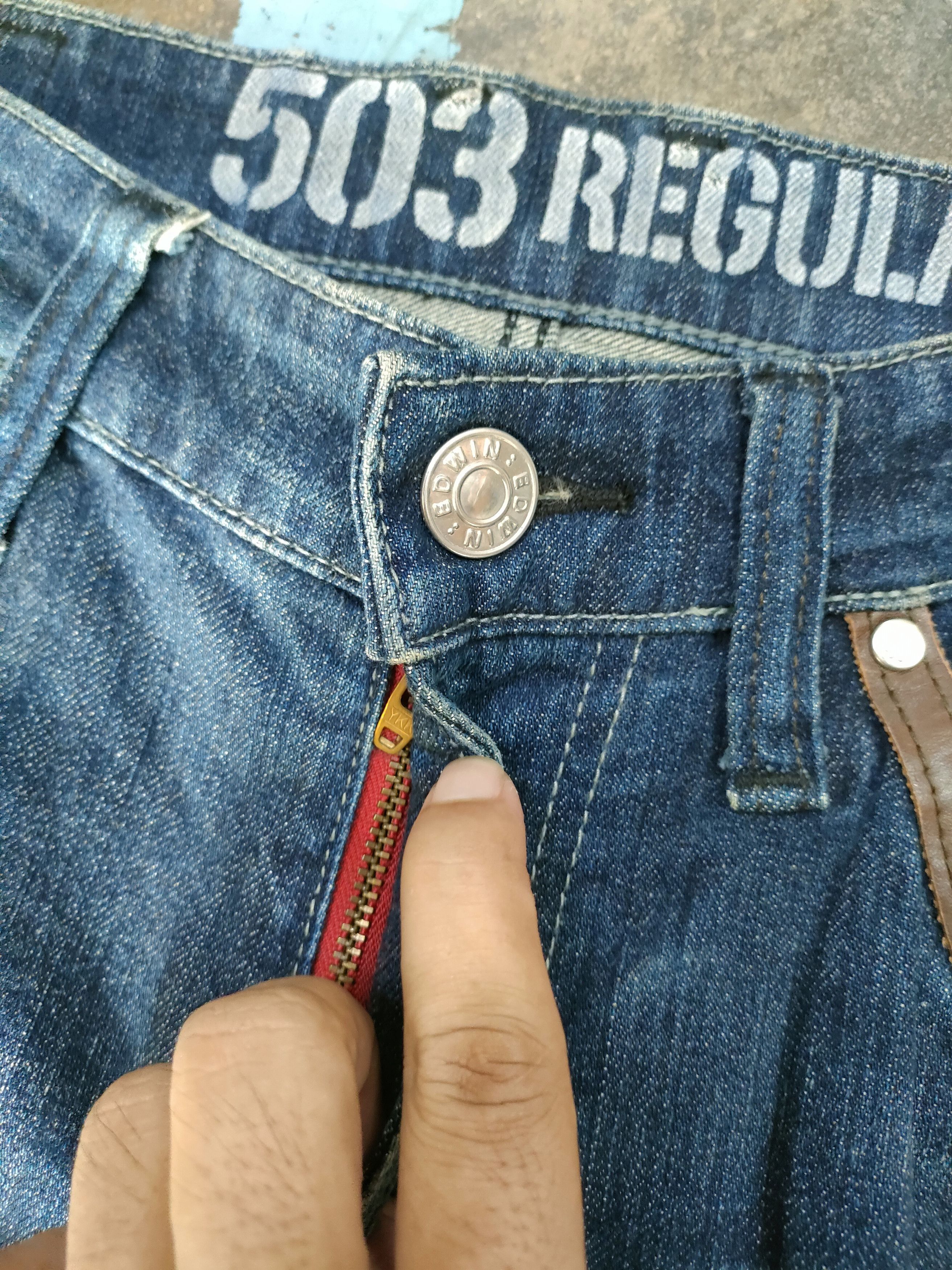 Edwin × If Six Was Nine × Japanese Brand Edwin 503 Regular Jeans Size US 33 - 9 Thumbnail