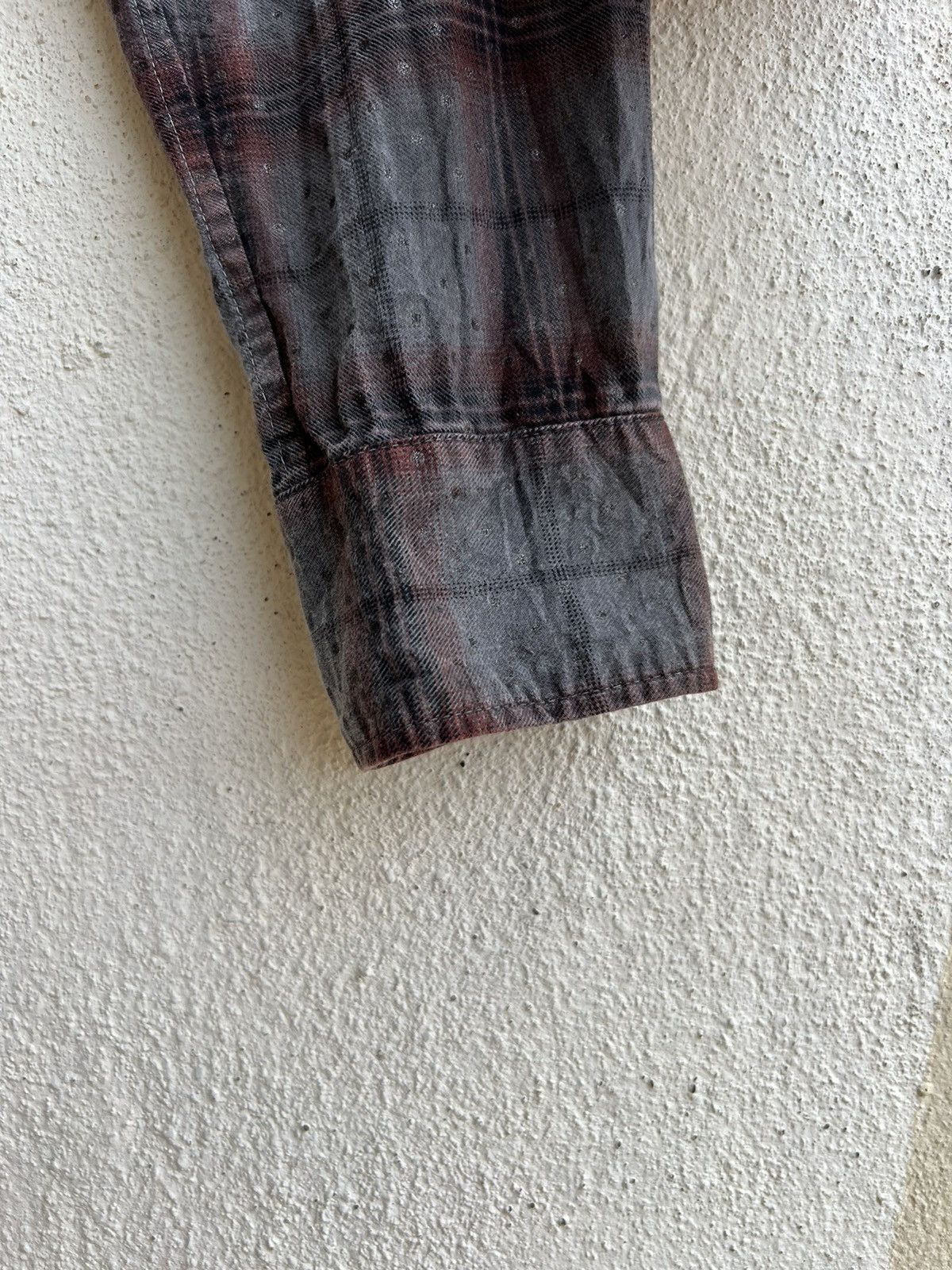 20471120 Vintage Paranoid Japan Blink Dot Bondage Flannel Shirt Size US S / EU 44-46 / 1 - 13 Thumbnail