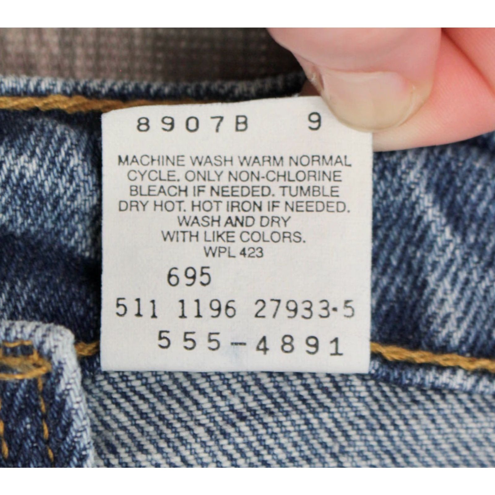 Levi's VINTAGE Levi's 555 Jeans Shirt? Size US 30 / EU 46 - 5 Thumbnail