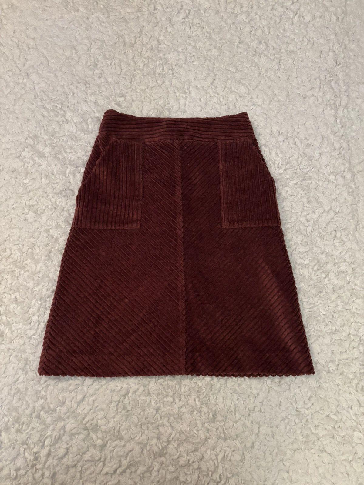 Hysteric Glamour Hysteric Glamour Burgundy Corduroy Mini Skirt Size 26" / US 2 / IT 38 - 1 Thumbnail