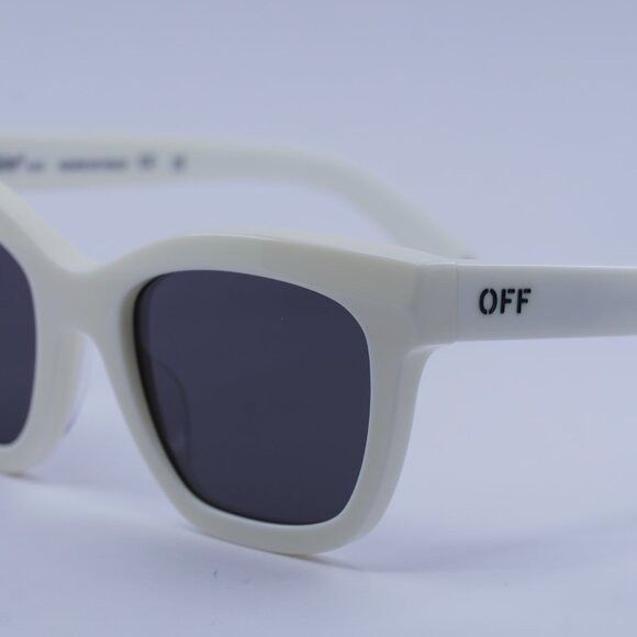 Off-White Off-White OERI143 LINCOLN 0107 Sunglasses White Square Frame Size ONE SIZE - 2 Thumbnail