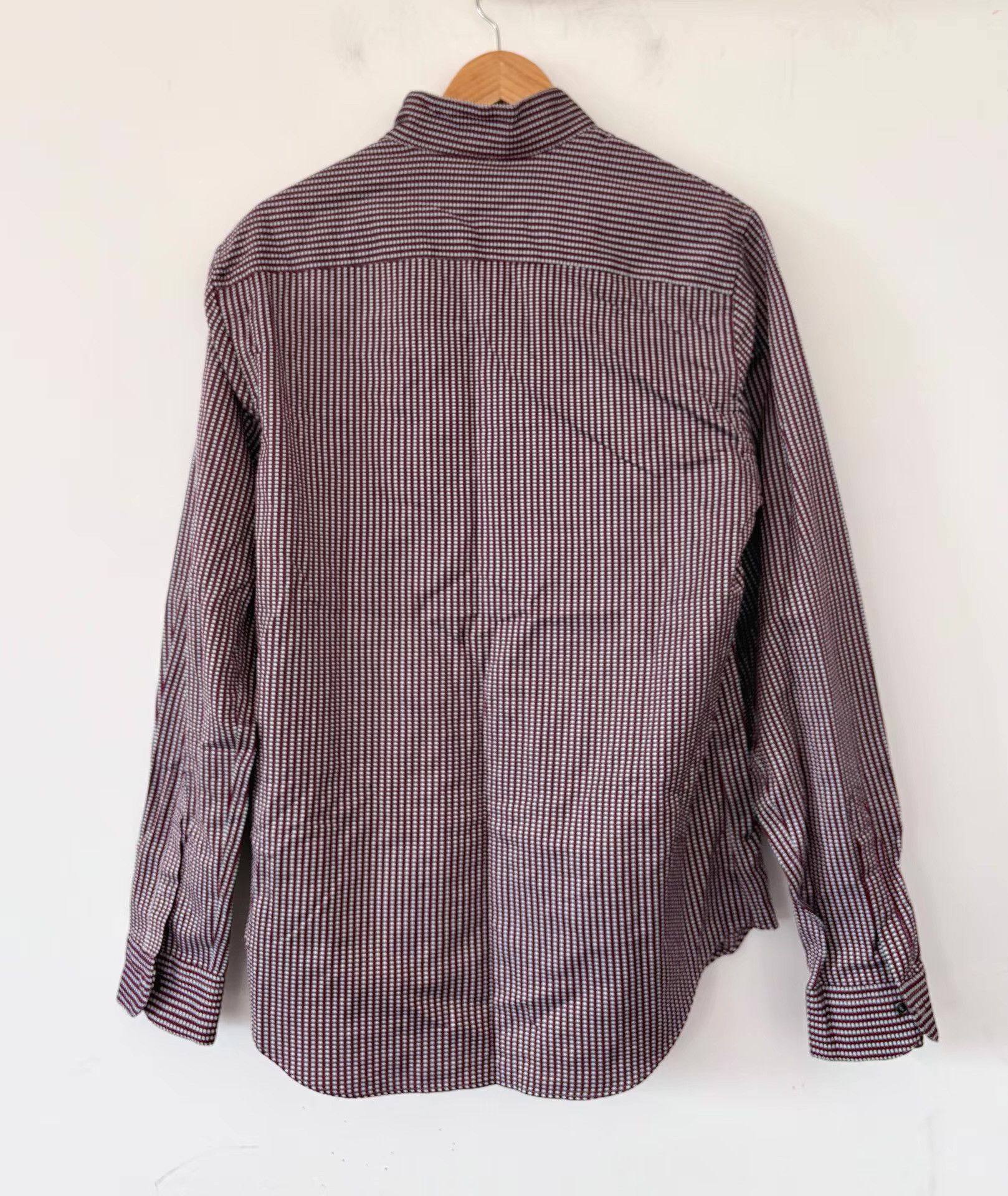 Emporio Armani Emporio Armani Men's Woven Stand Collar Shirt Ｑ21 Size US M / EU 48-50 / 2 - 2 Thumbnail