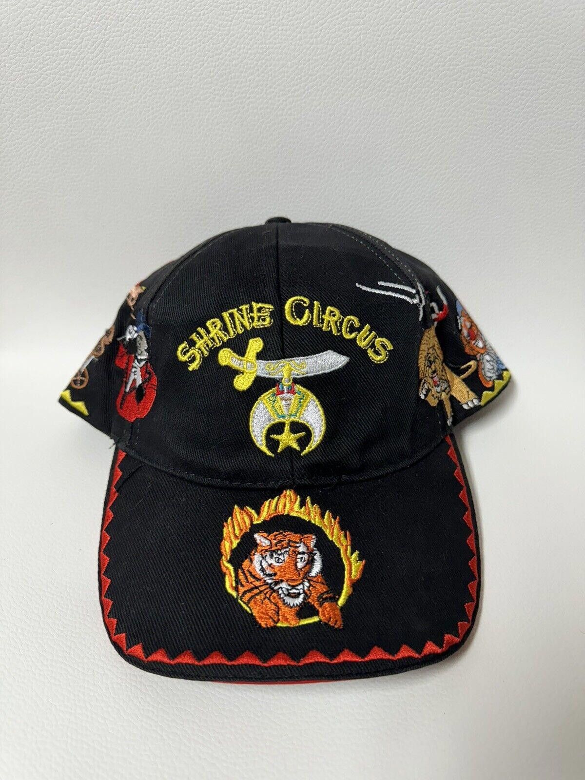 Designer Ararat Shrine Circus Hat Embroidered Tiger Elephant HorseCap Size ONE SIZE - 1 Thumbnail