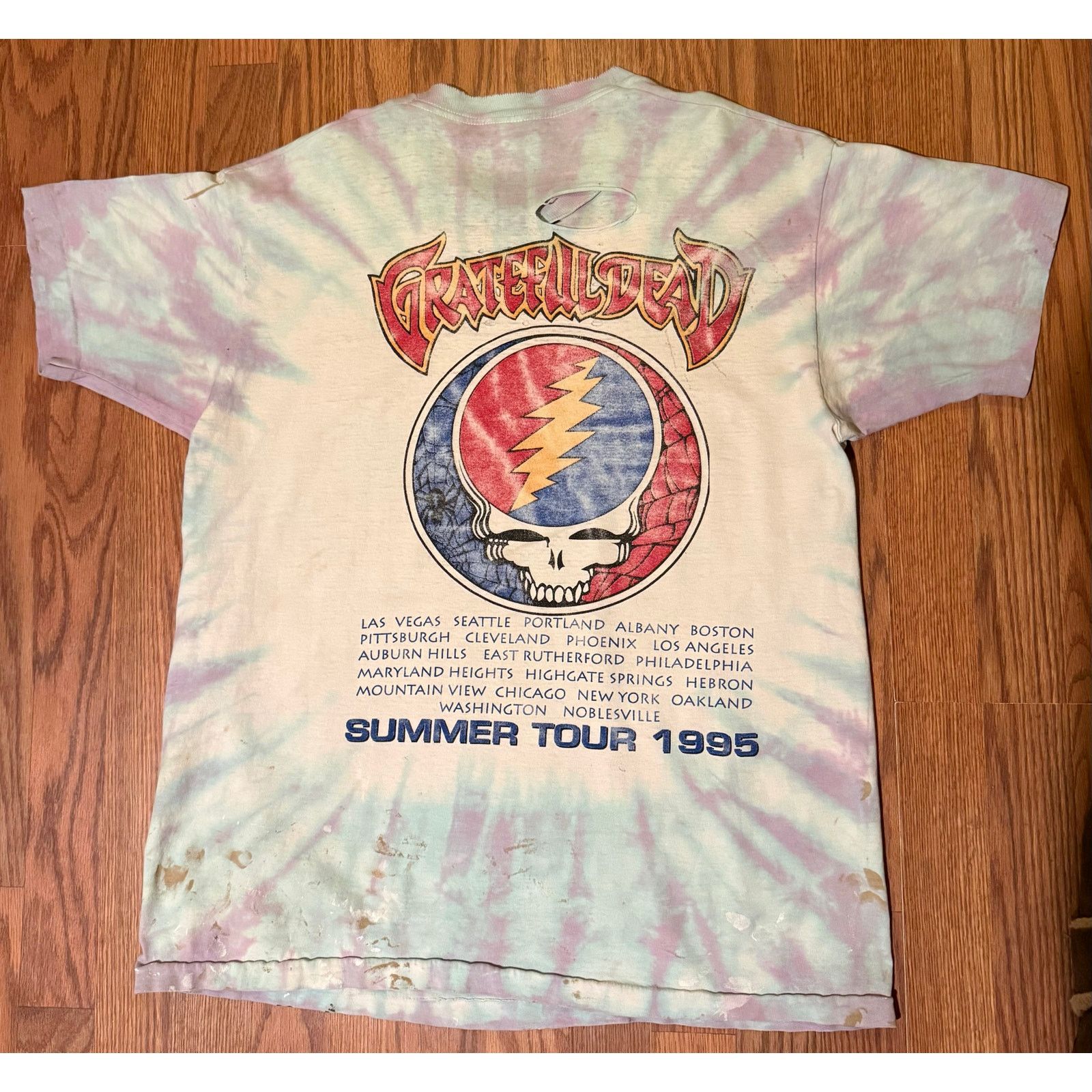 Other Vintage 1995 Grateful Dead Final Original Band Tour Size Xl Size US XL / EU 56 / 4 - 4 Thumbnail