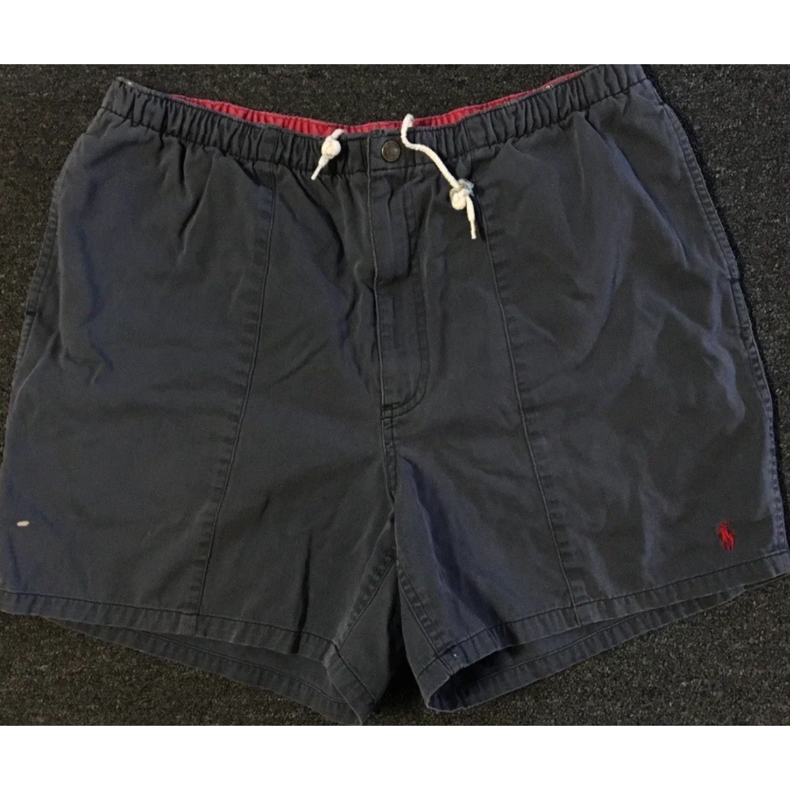 Polo Ralph Lauren Vtg 90s Polo Ralph Lauren Faded Spellout Drawstring Shorts Polo Ralph Lauren Shirt Men L Gray 90s Grunge Logo Polo Ralph Lauren Mens Shorts Size US L / EU 52-54 / 3 - 2 Thumbnail