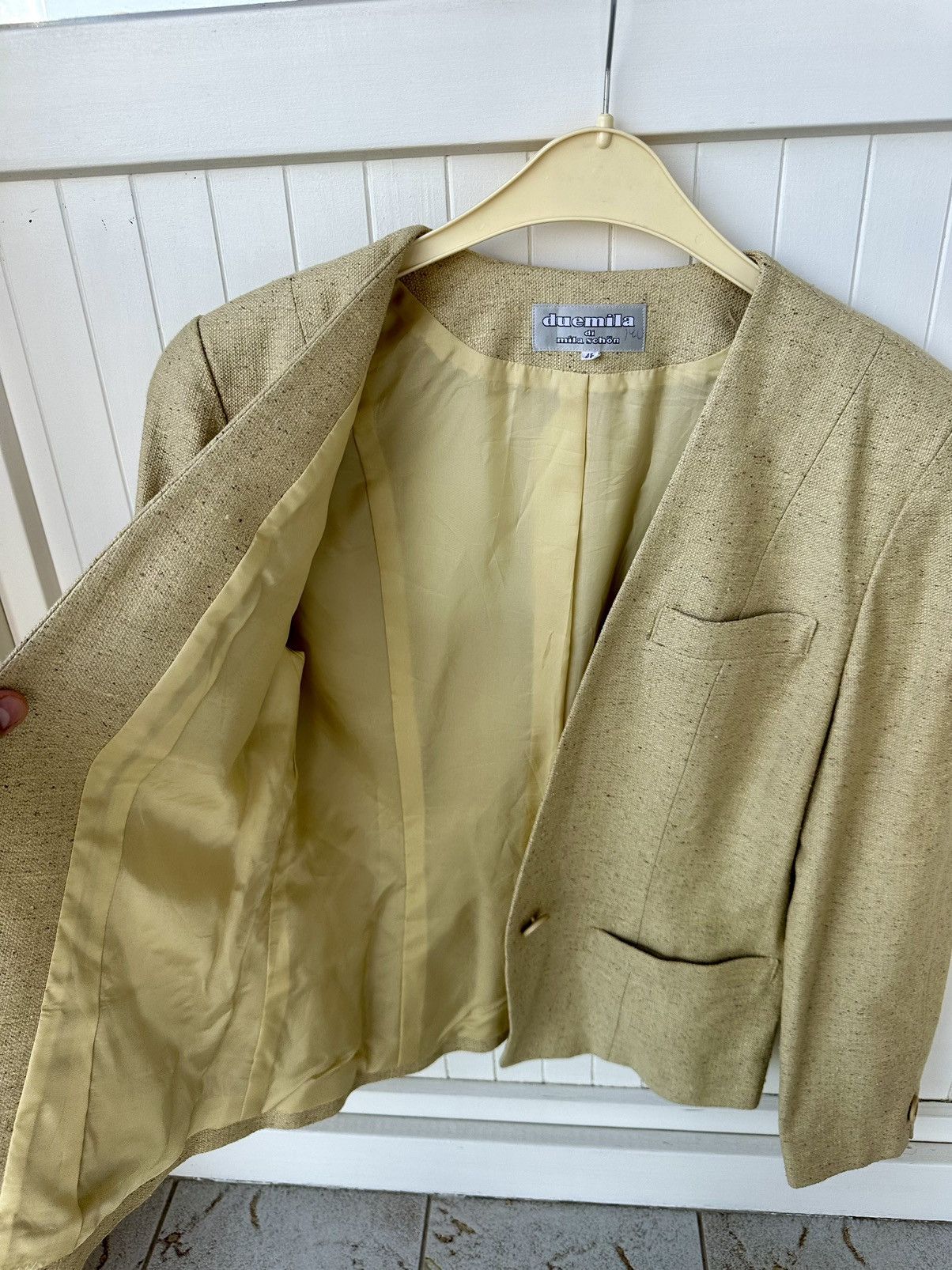 Japanese Brand 🇯🇵 Vintage Duemila De mila shon Jacket Made jn Japan Size M / US 6-8 / IT 42-44 - 16 Thumbnail